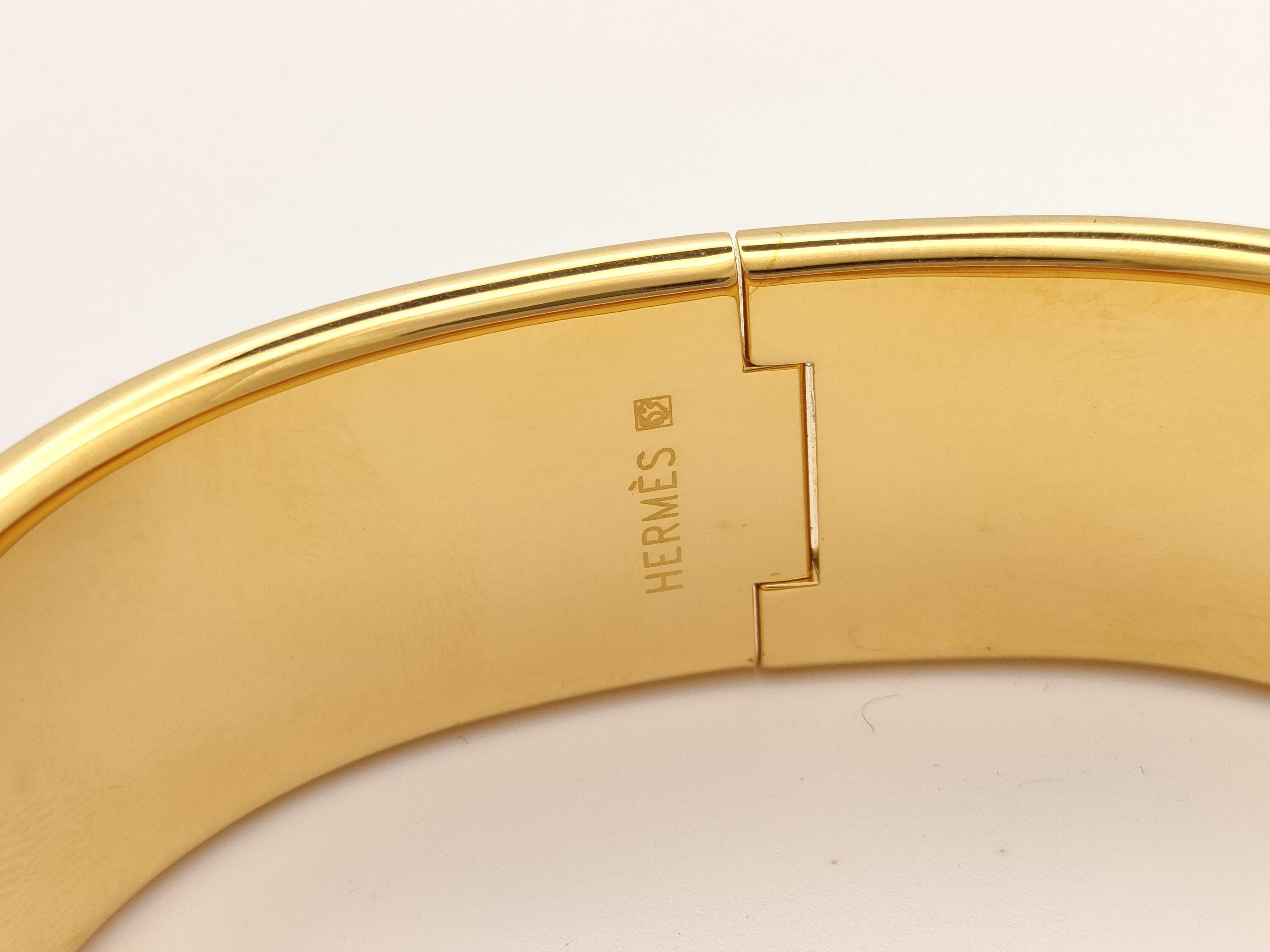 Clic Clac GM Enamel Bracelet/Bangle — view 3