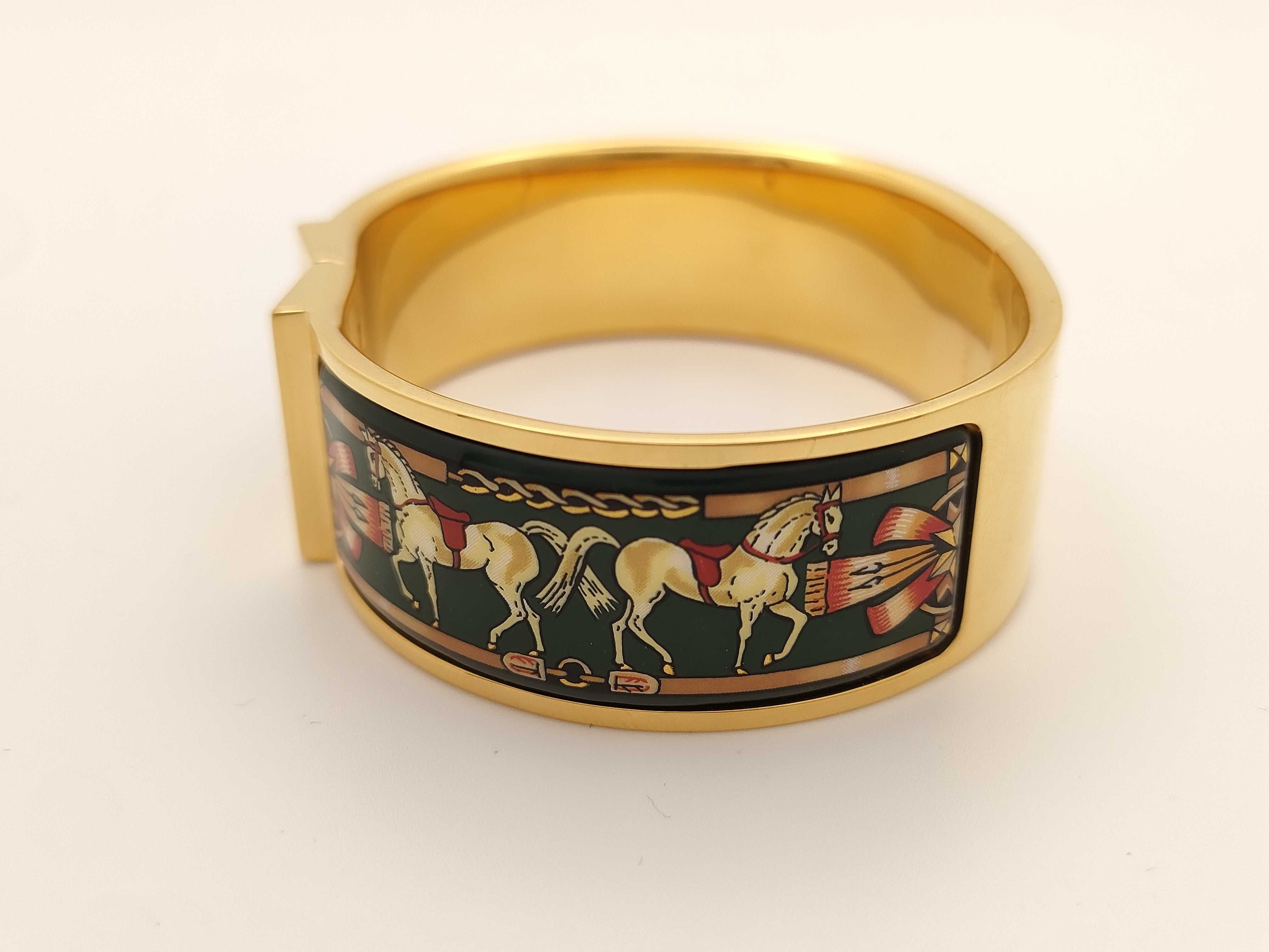 Clic Clac GM Enamel Bracelet/Bangle — view 4