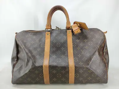 Monogram Keepall 45 Brown Gold Hardware SP0940 M41428 Boston Bag