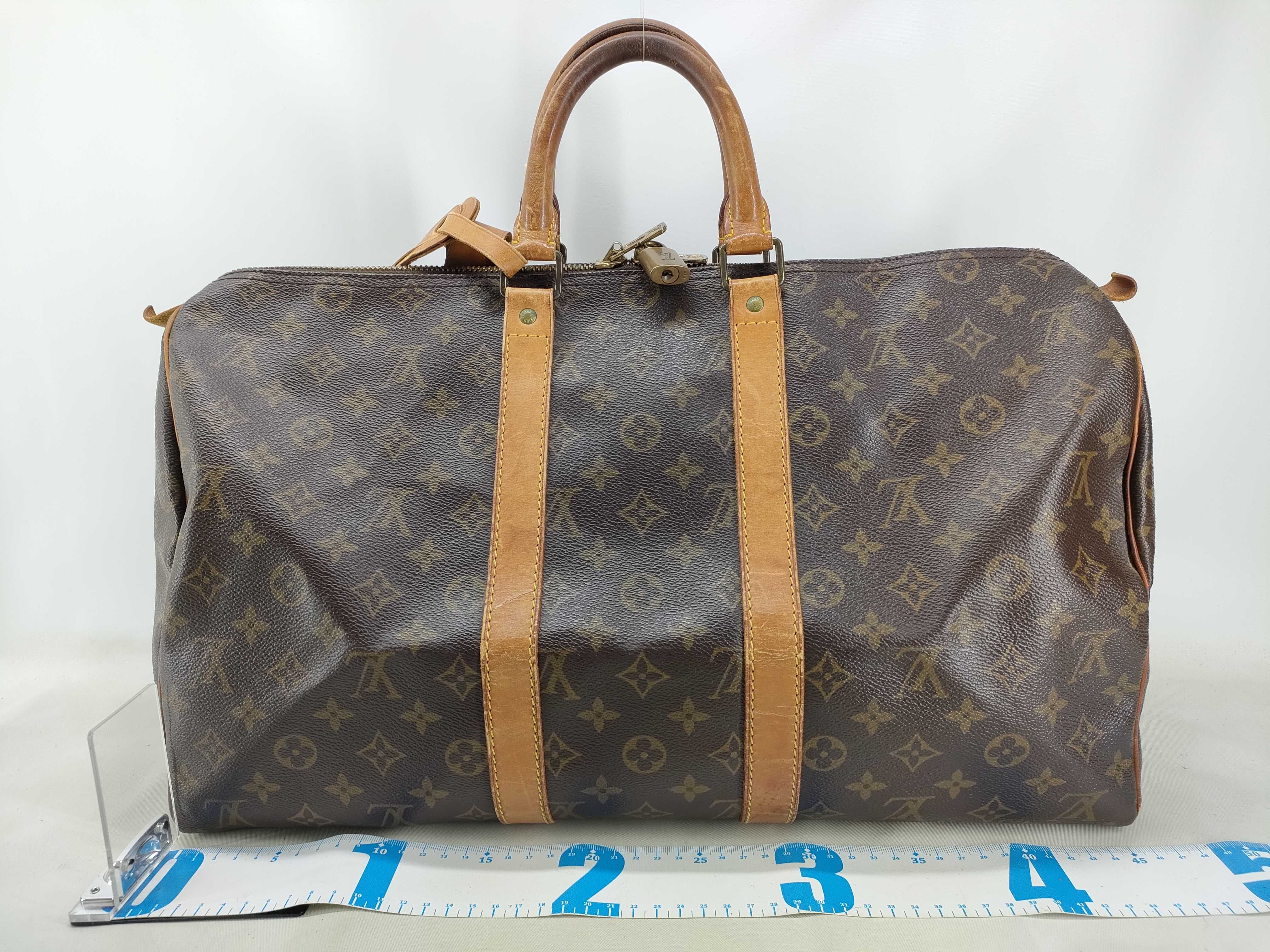 Monogram Keepall 45 Brown Gold Hardware SP0940 M41428 Boston Bag — view 2