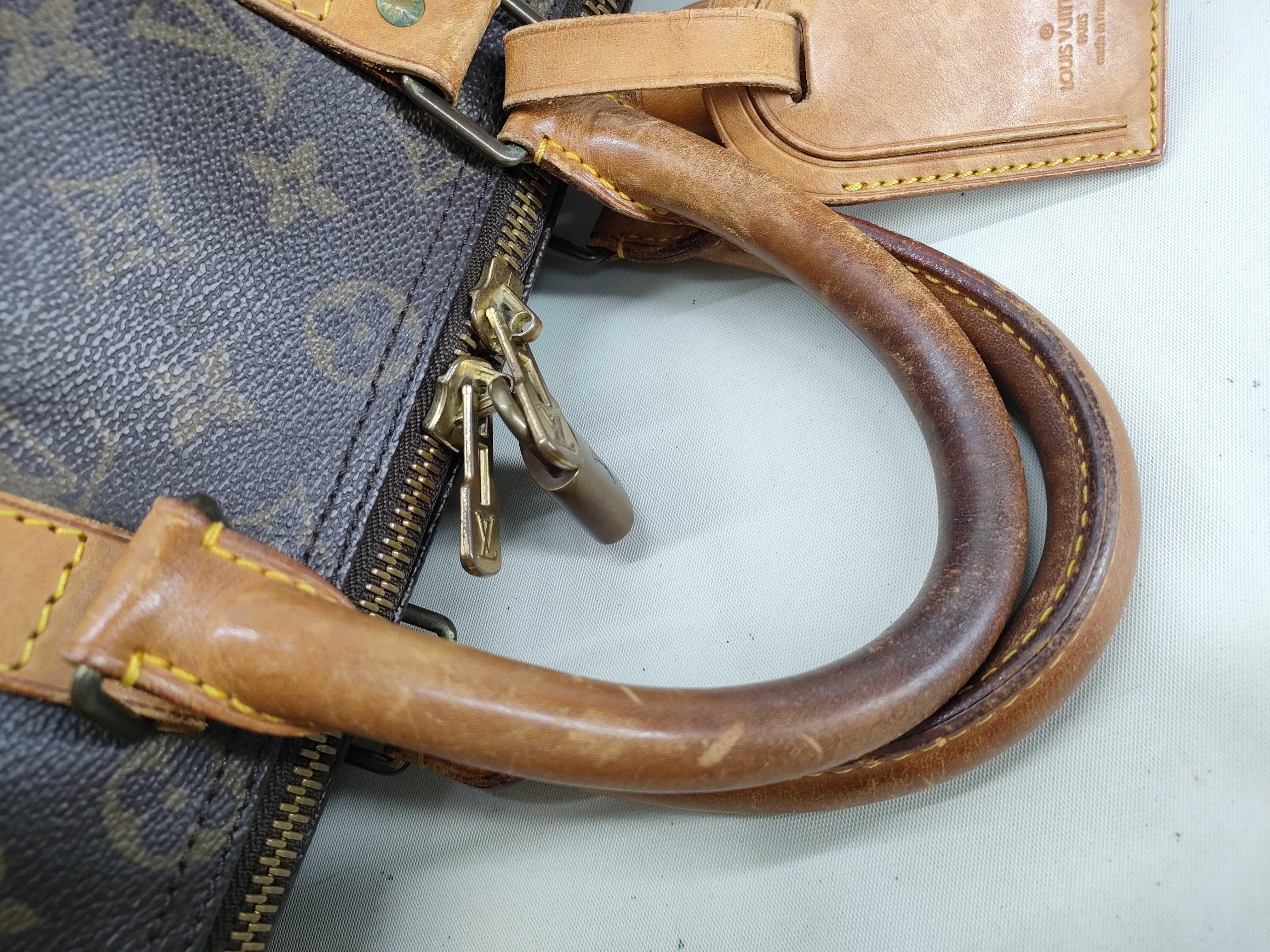 Monogram Keepall 45 Brown Gold Hardware SP0940 M41428 Boston Bag — view 7