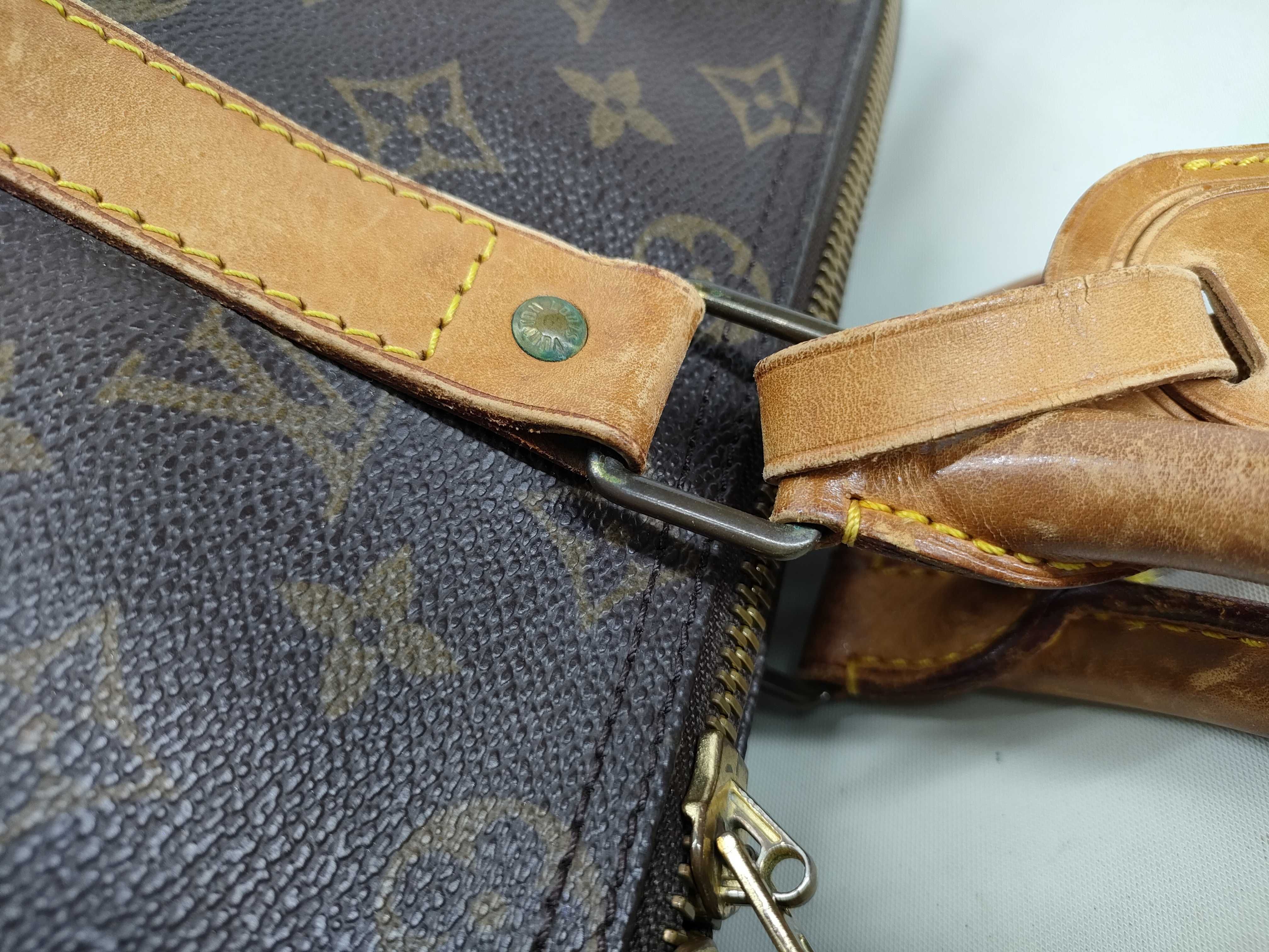 Monogram Keepall 45 Brown Gold Hardware SP0940 M41428 Boston Bag — view 9