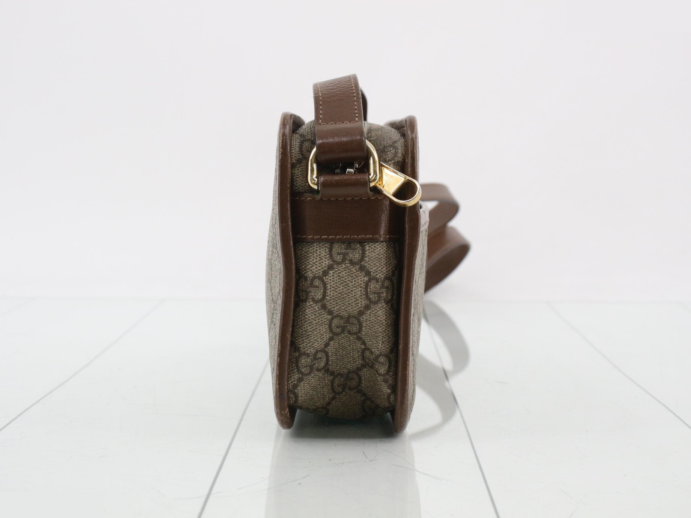 GG Supreme Leather Shoulder Bag — view 4