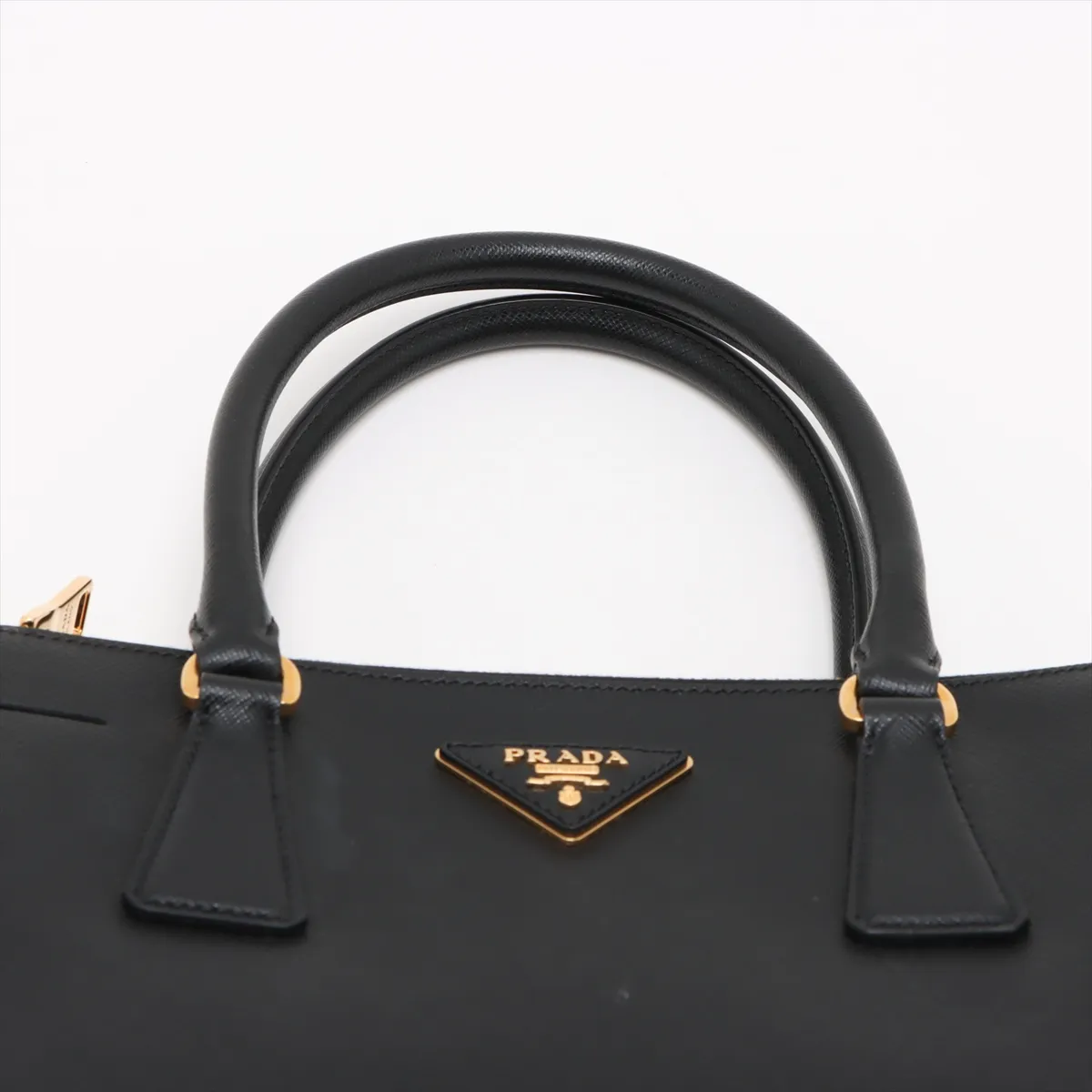 Saffiano Luxe Leather 2WAY Handbag Black BN2863 — view 6