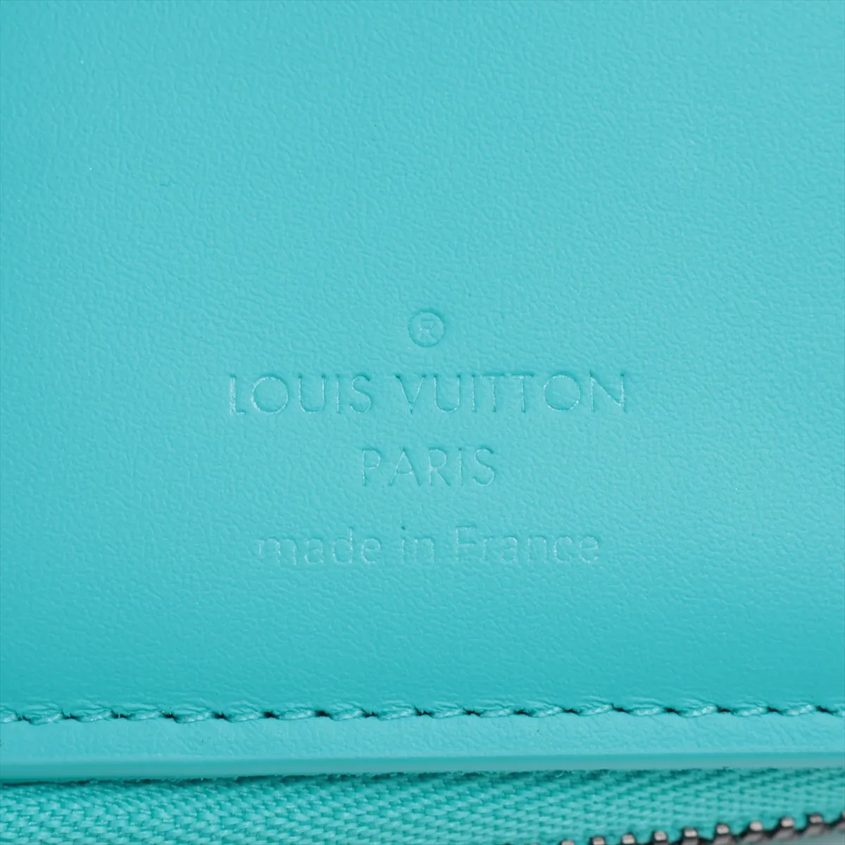 Taurillon Portefeuille Pilot M11500 Turquoise Blue Compact Wallet (RFID Activated) — view 7