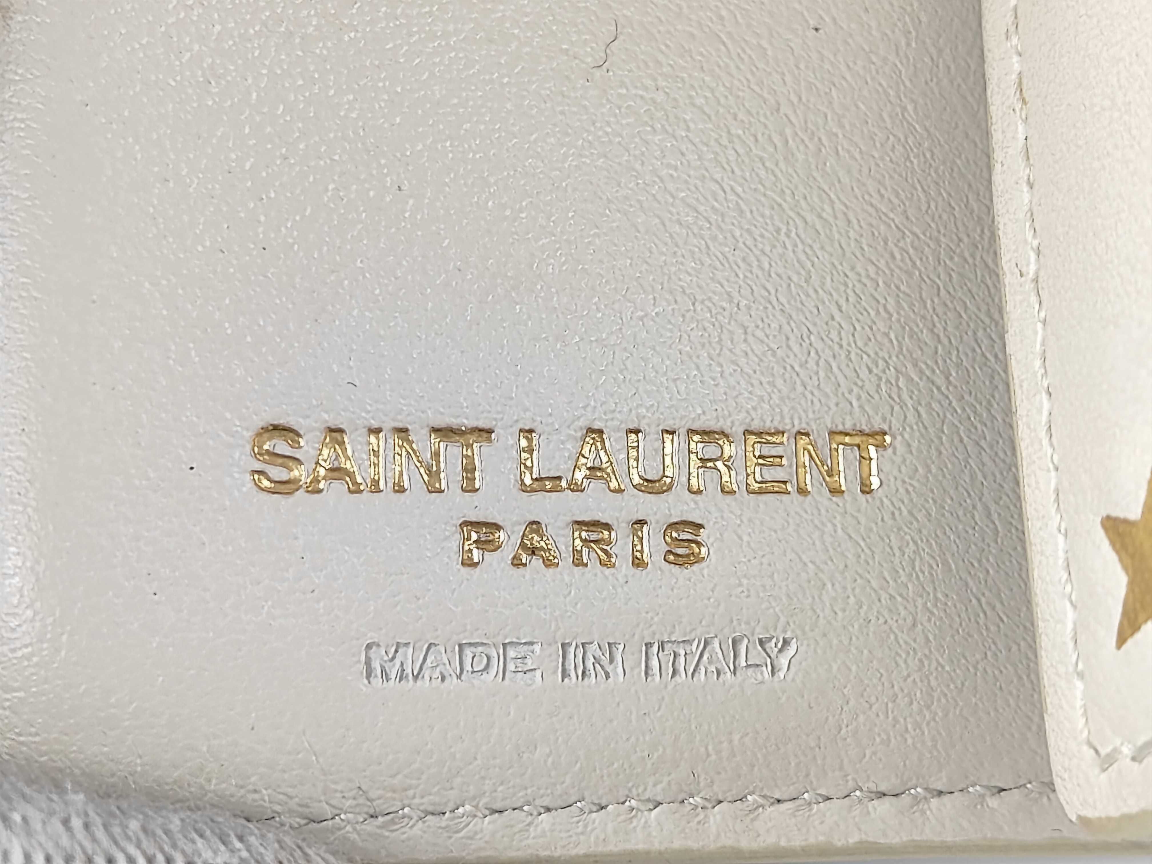 White Leather Folding Wallet — view 9