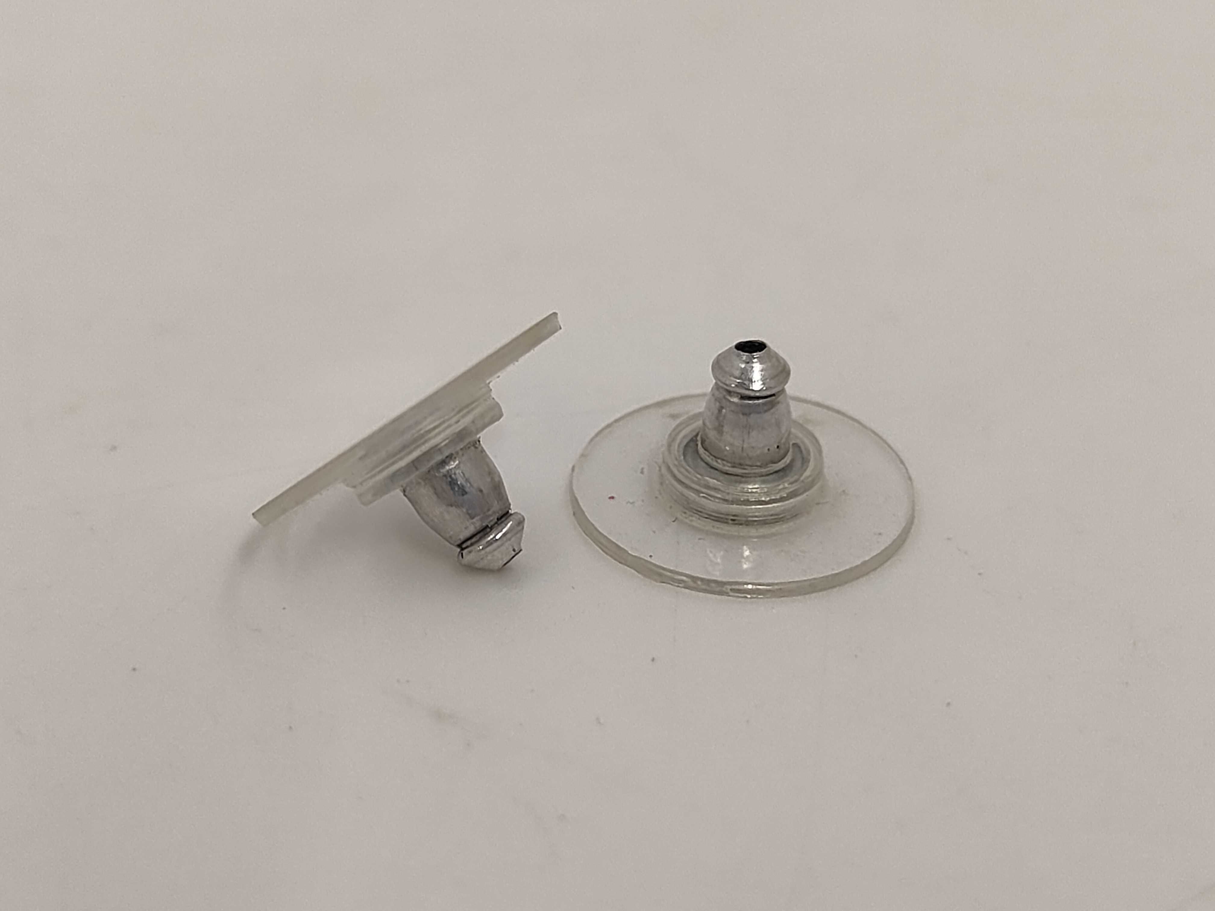 Silver Hardware CC Logo A12C Earrings — view 5
