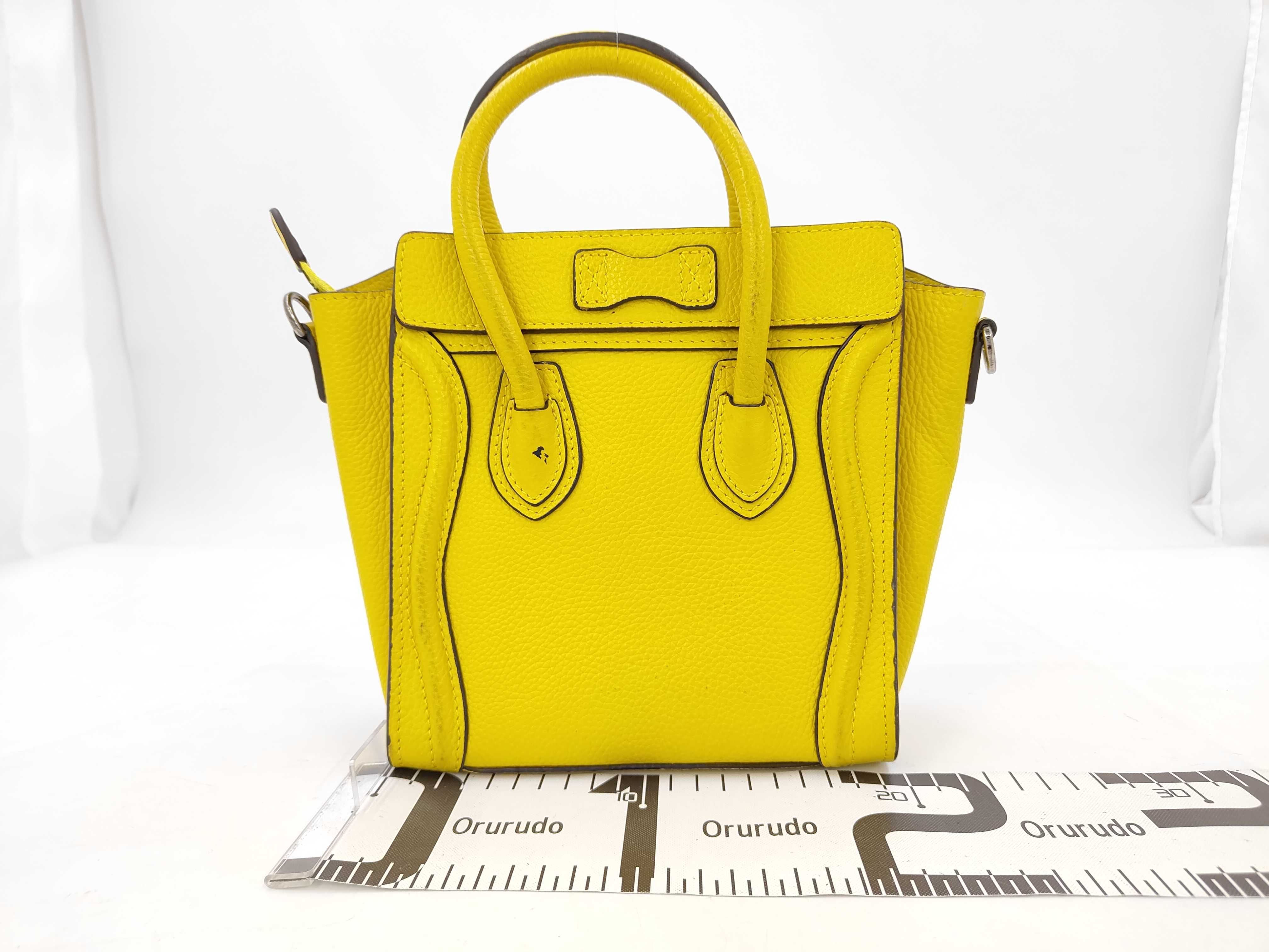 Luggage Bag, Yellow Handbag — view 2