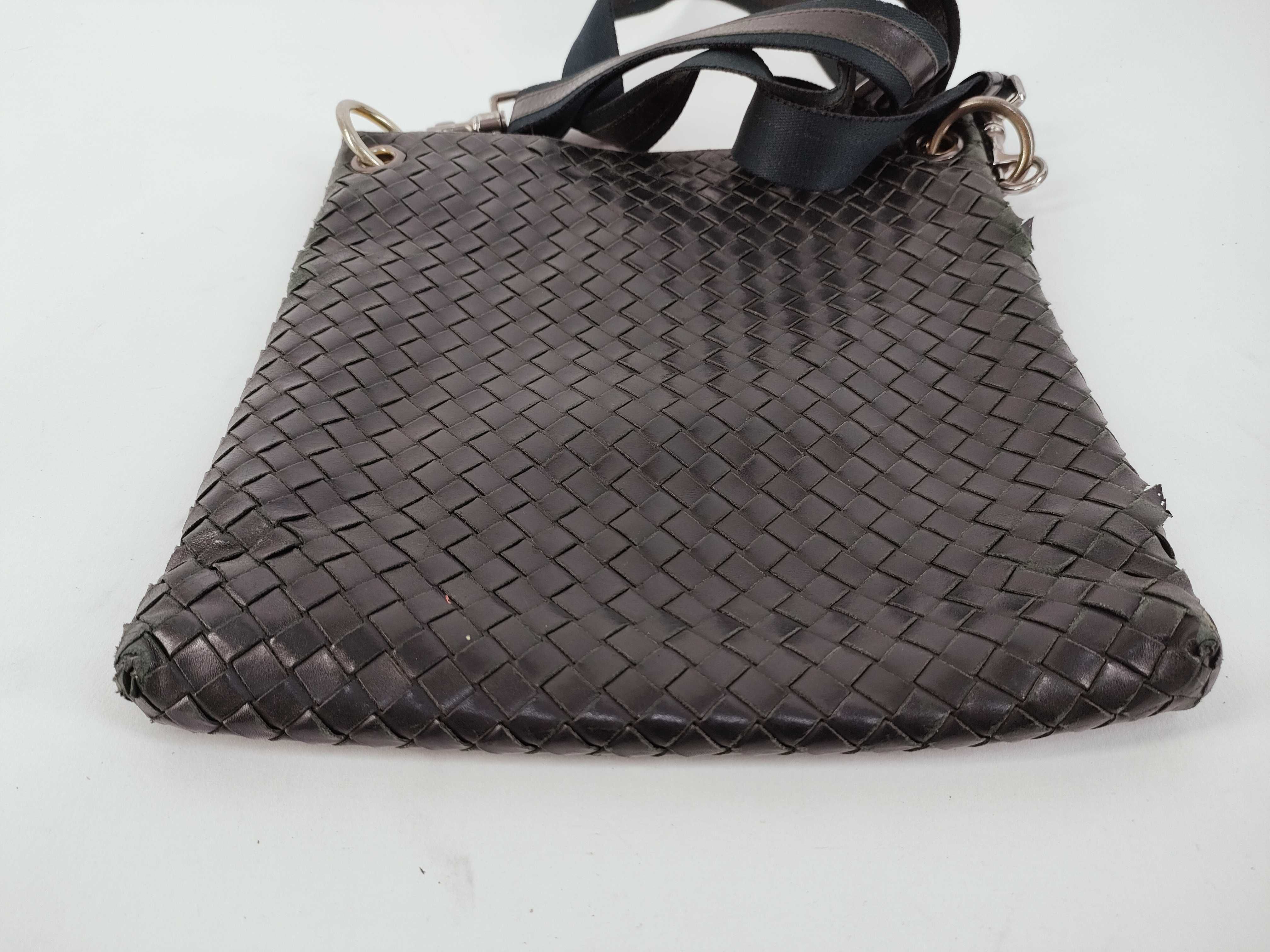 Intrecciato Bottega Veneta Shoulder Bag Intrecciato Leather Black Shoulder Bag — view 6