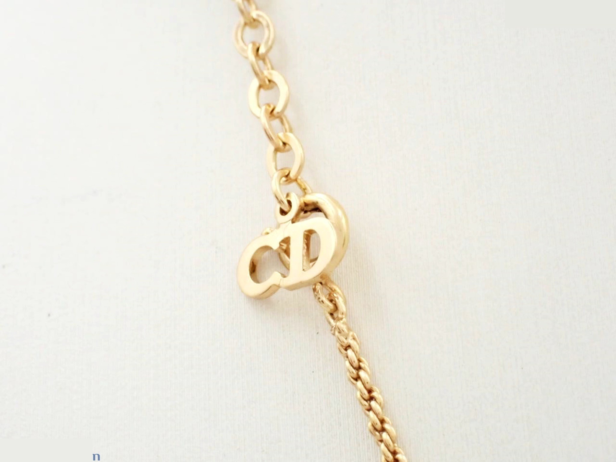 CD logo gold necklace chain approx. 44cm — view 2