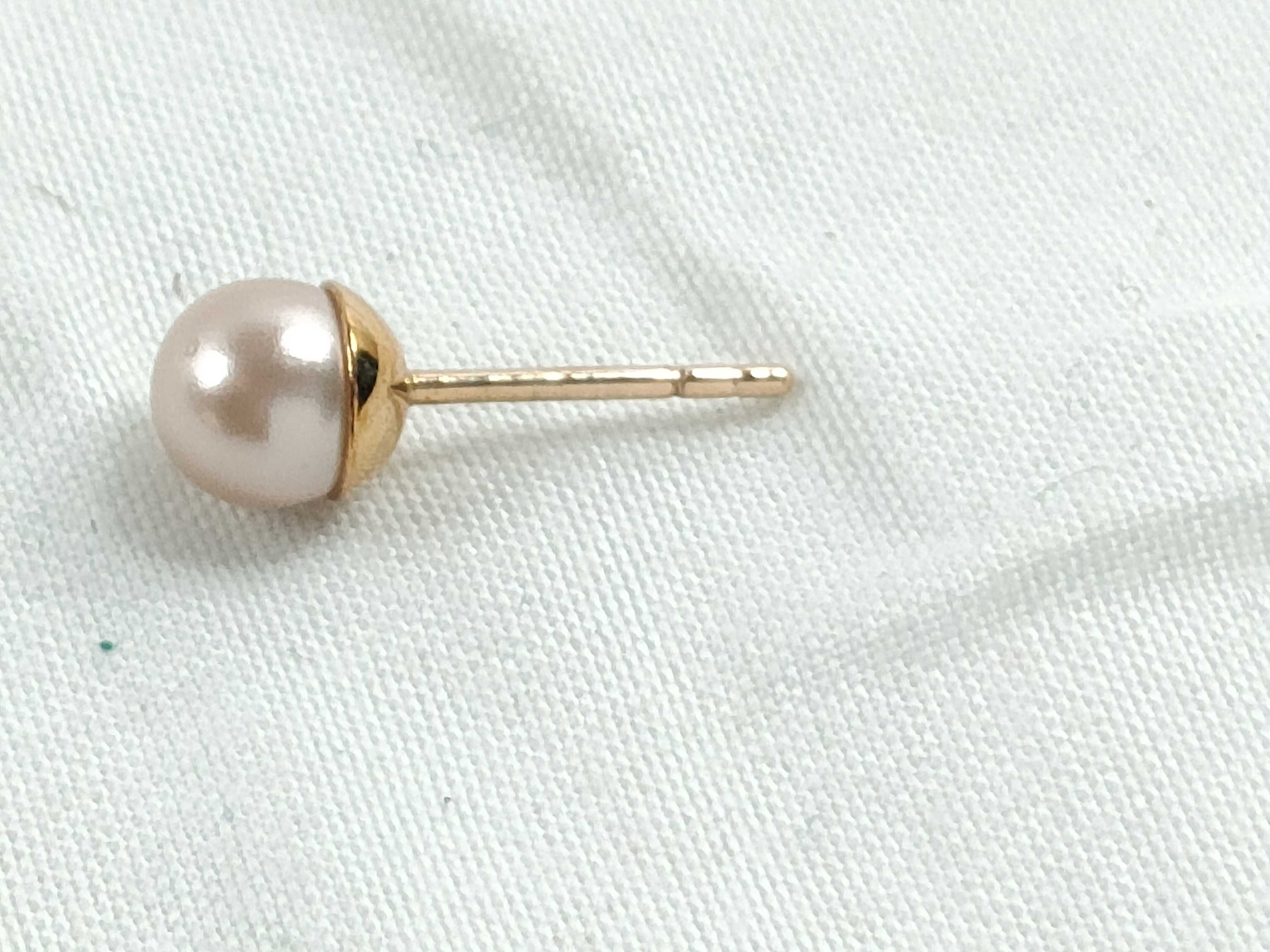 Tribal Pearl Single Earring — view 5
