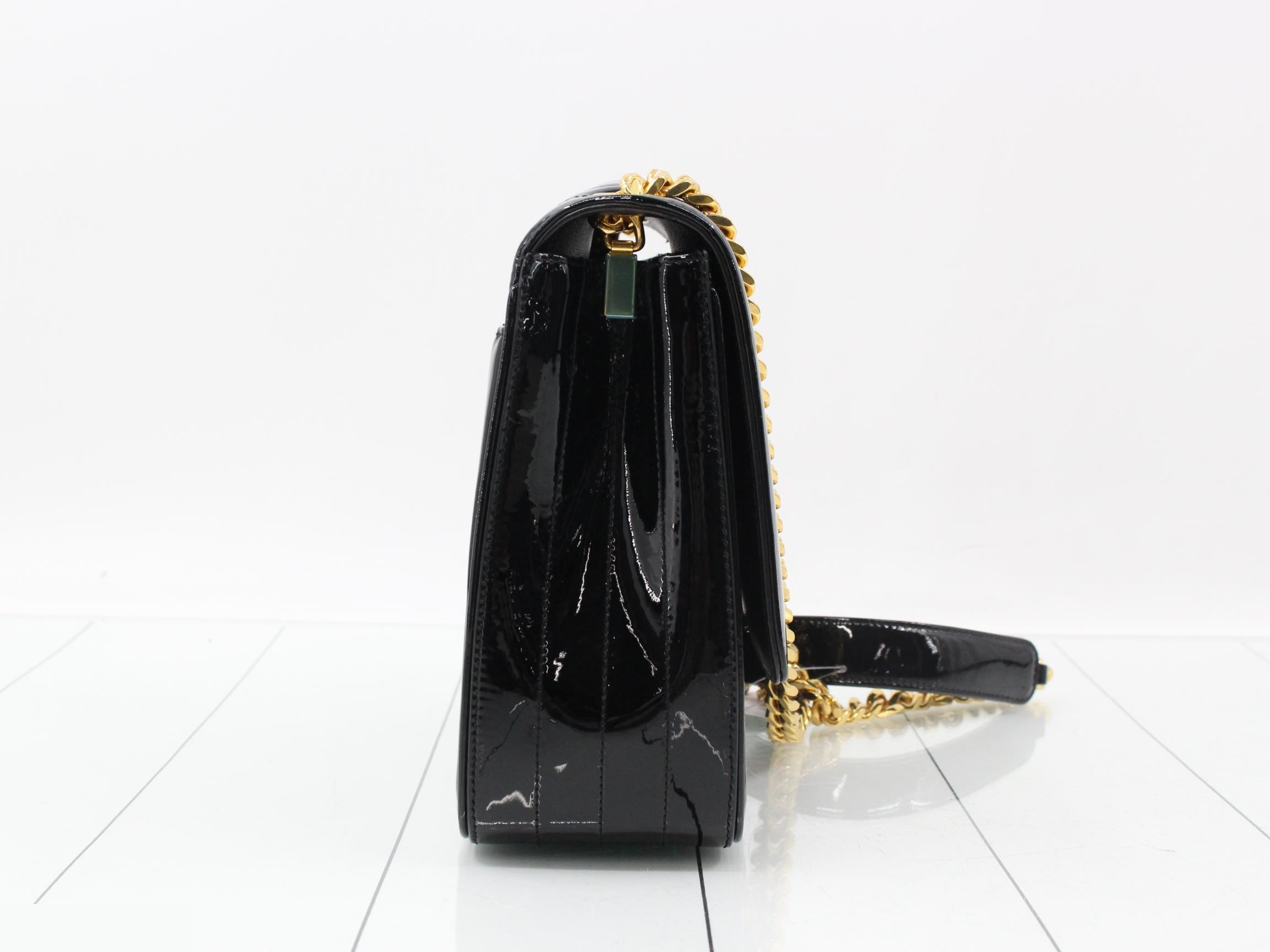 Other lines: Bags & Shoulder Bags - Vicki GM Patent Leather Black — view 4
