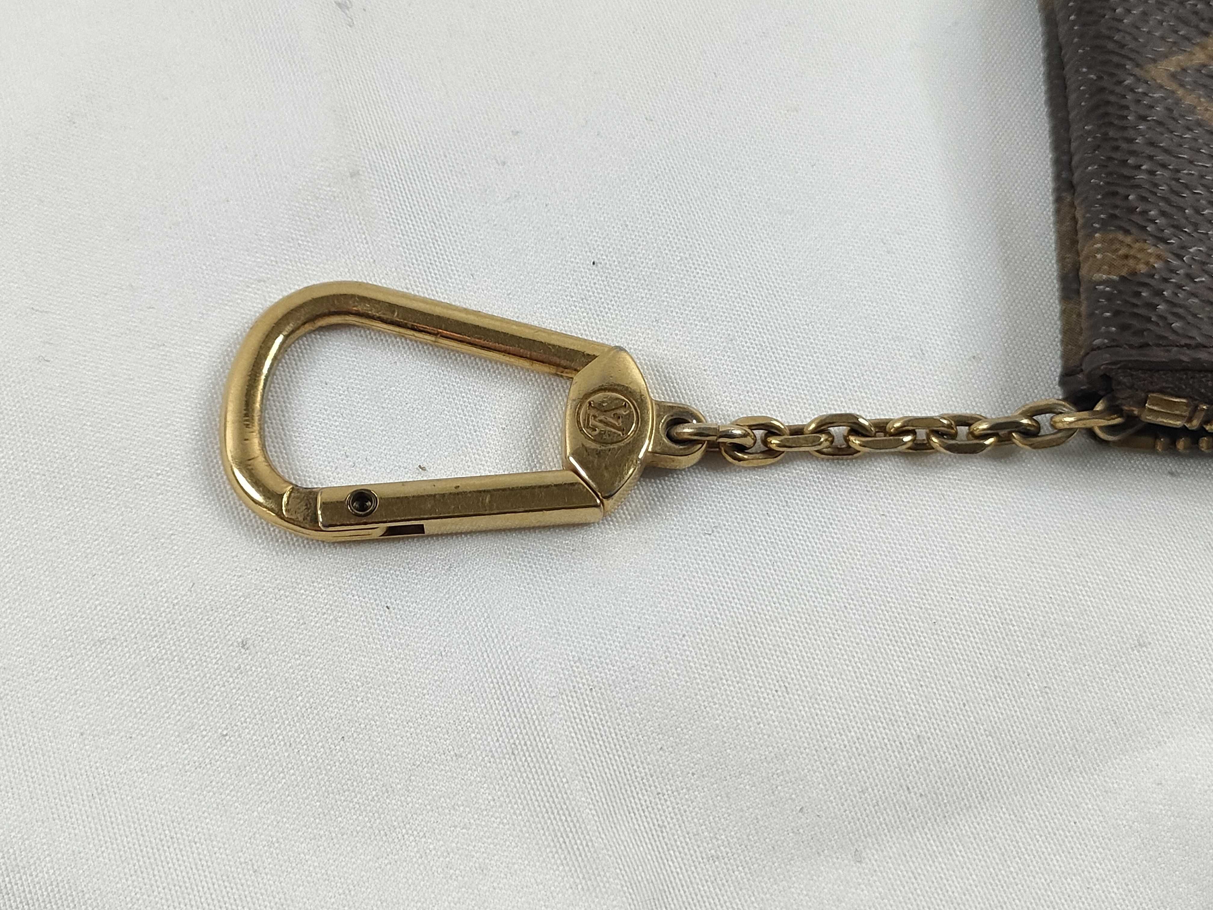 Monogram Vuitton Pochette Clé Coin Case — view 8