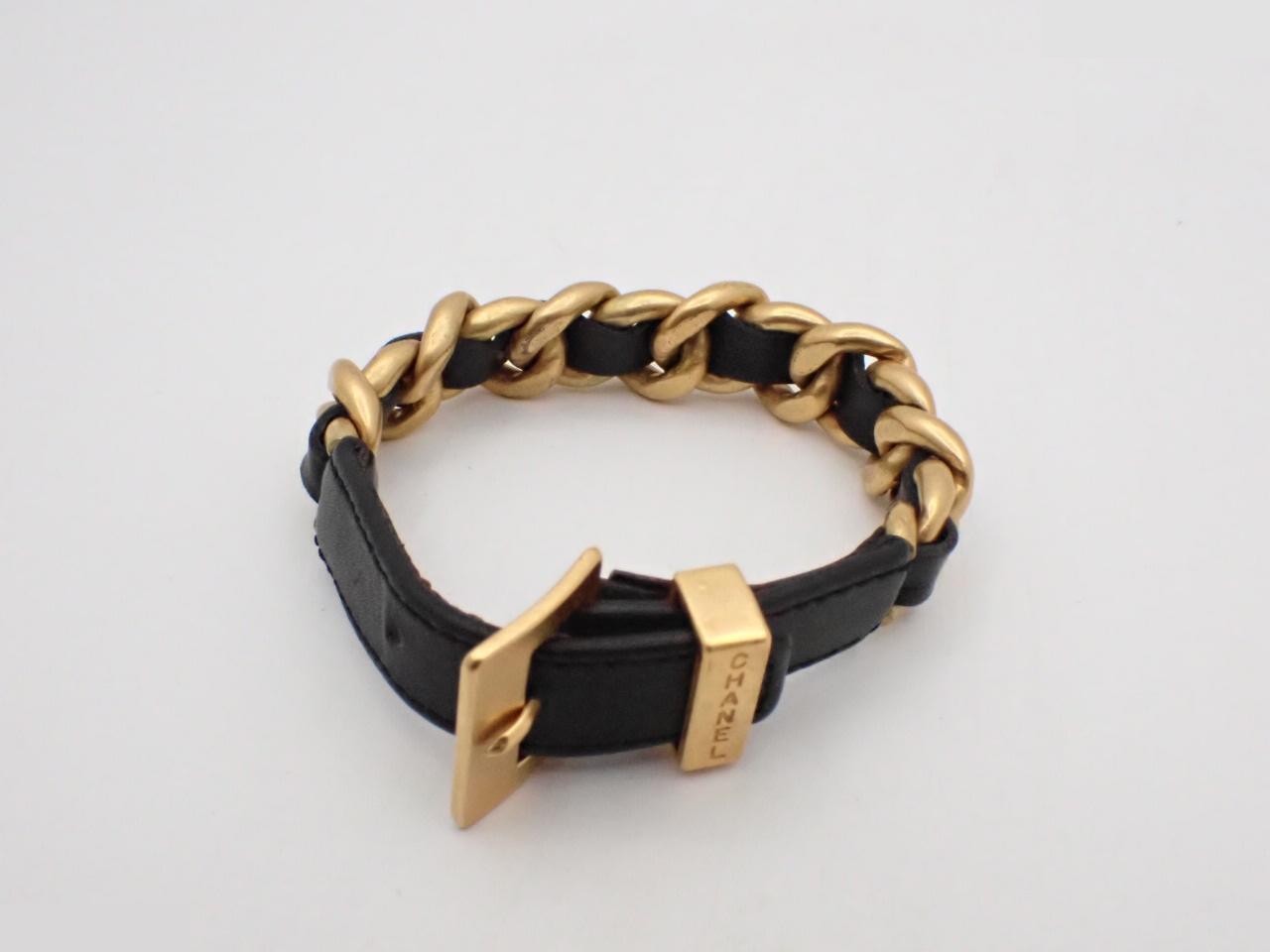 Coco Mark Gold Bracelet, Wrist Circumference Approx. 19cm — view 2