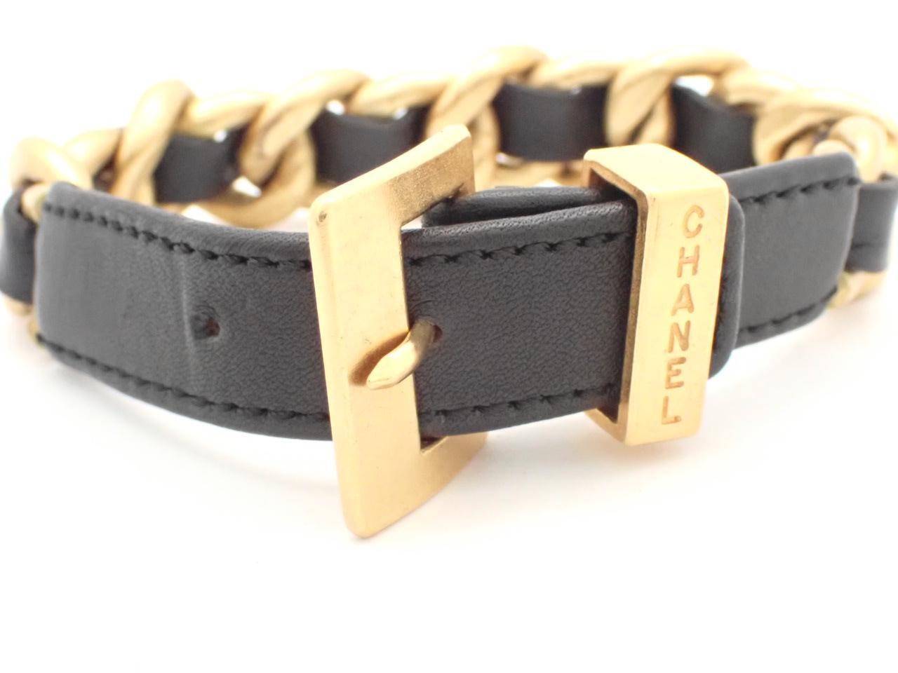 Coco Mark Gold Bracelet, Wrist Circumference Approx. 19cm — view 3