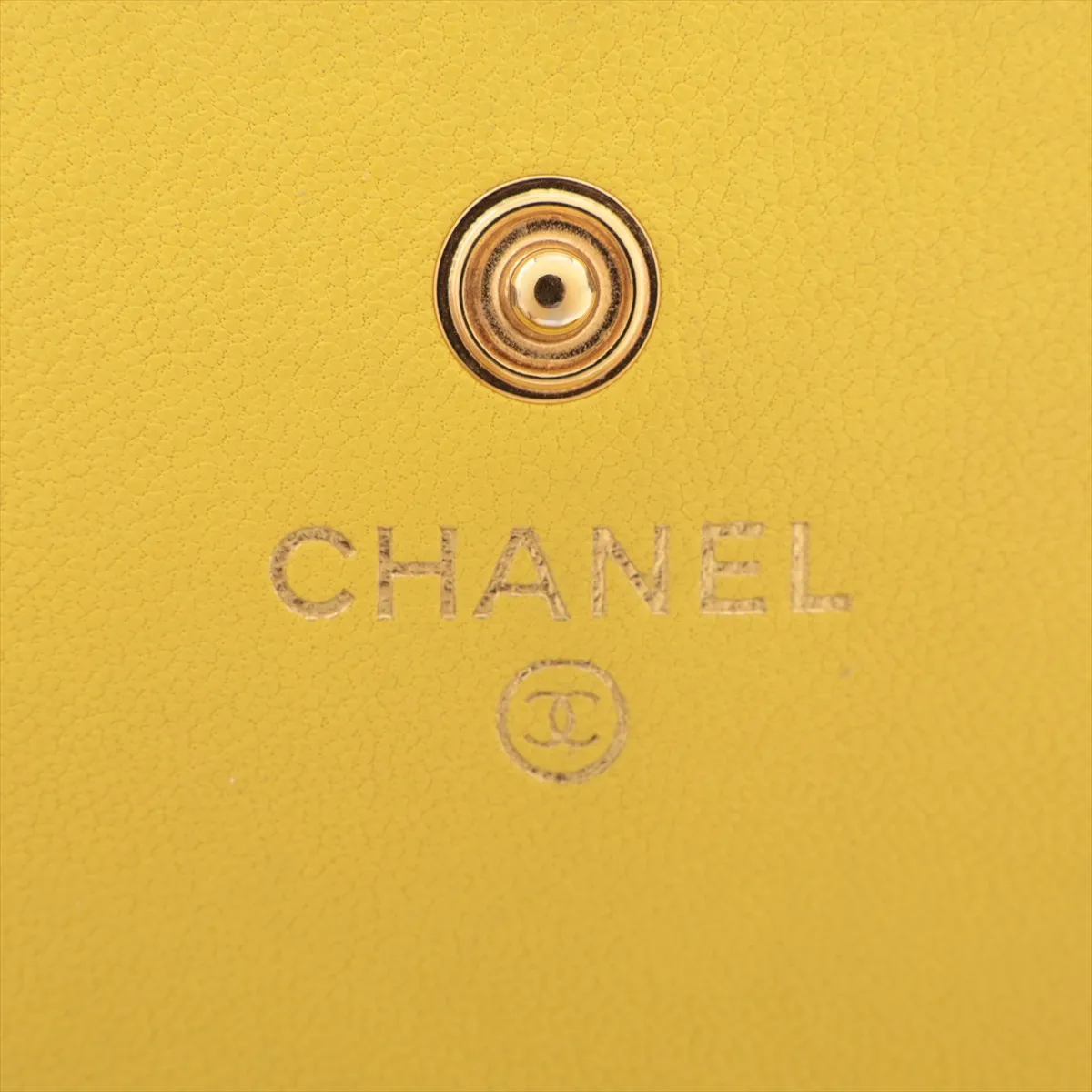 19 Lambskin Long Wallet, Yellow, Gold Hardware GGJHG9C2 — view 9