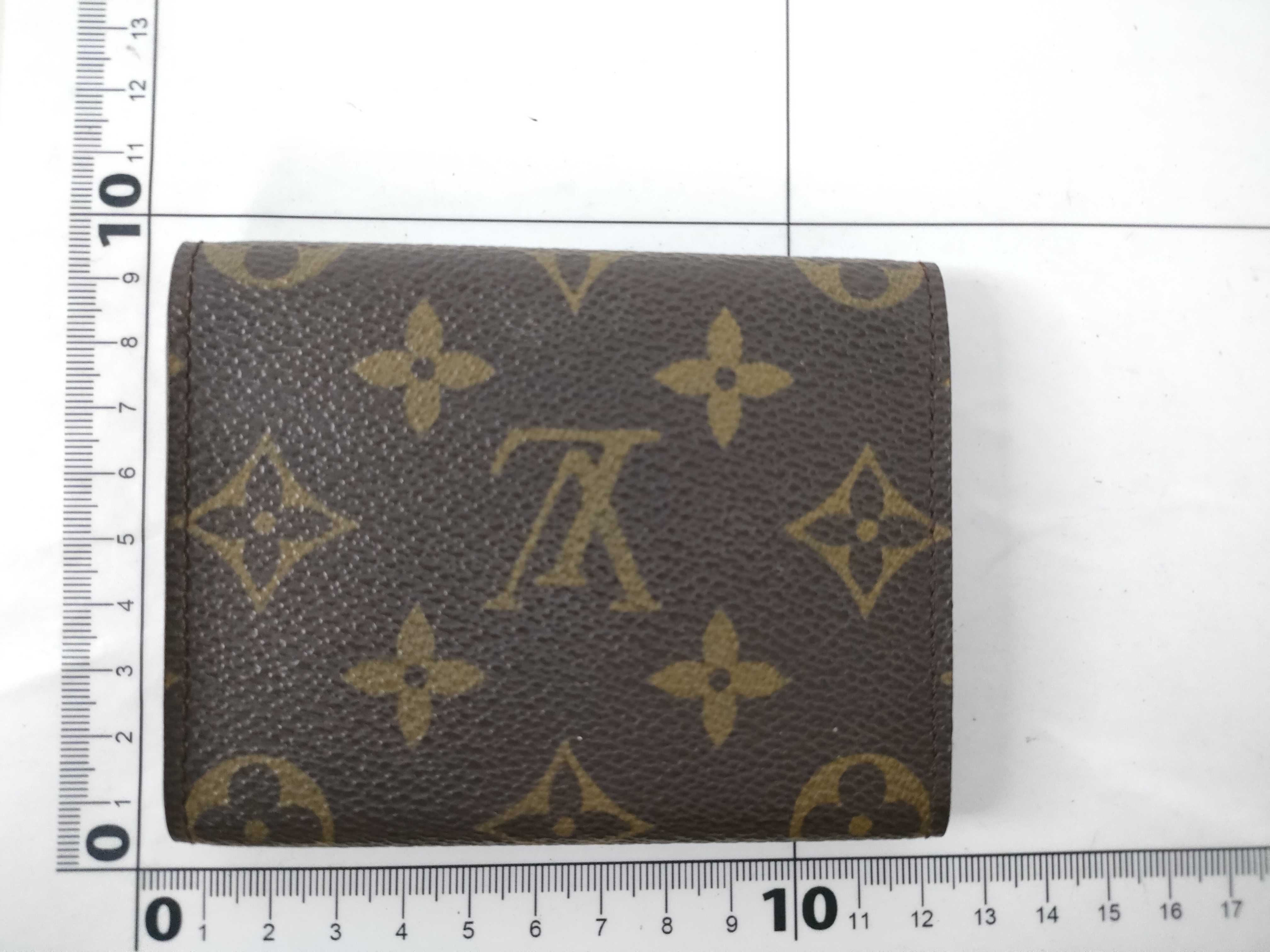 Monogram Vuitton Monogram Enveloppe Carte de Visite Business Card Holder Card Case AS1020 M62920 Card Case — view 2