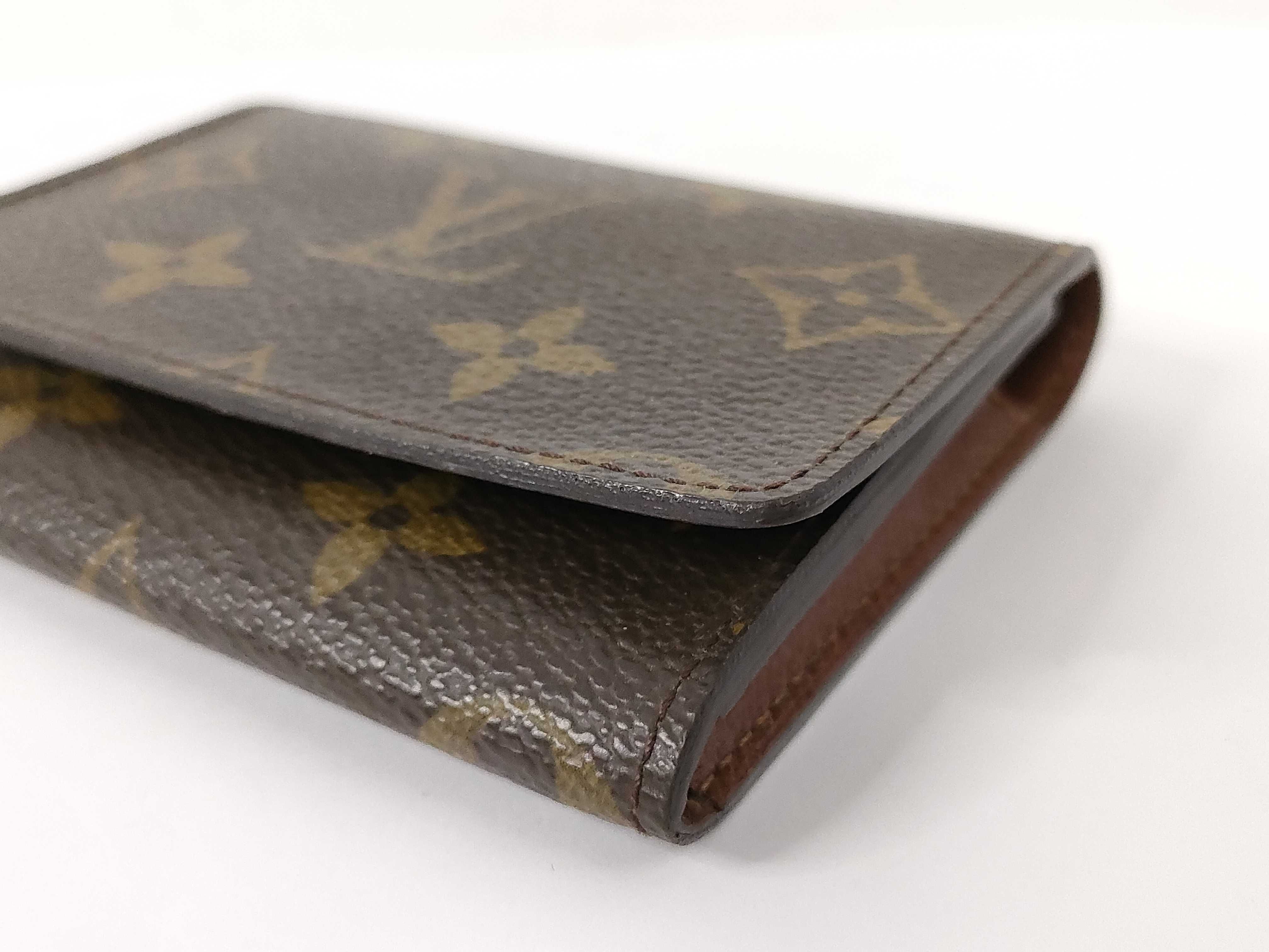 Monogram Vuitton Monogram Enveloppe Carte de Visite Business Card Holder Card Case AS1020 M62920 Card Case — view 3