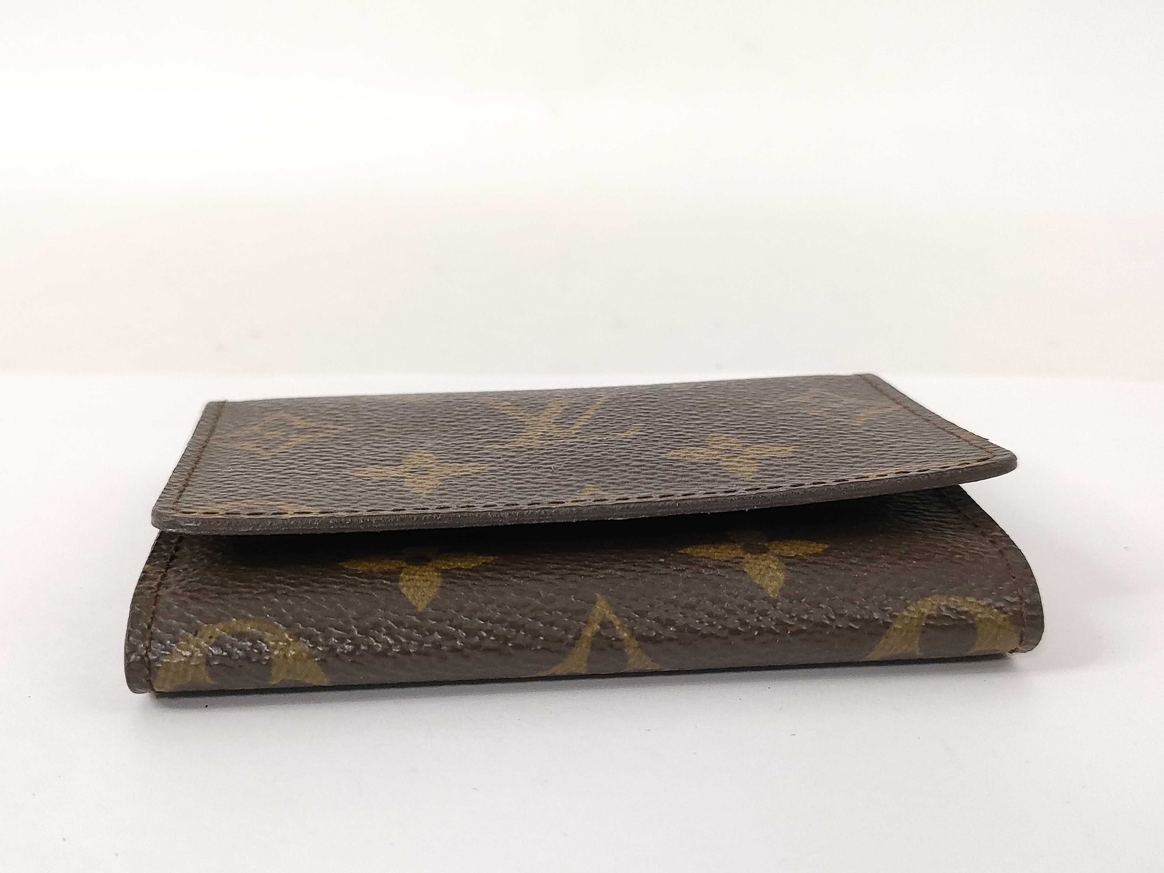 Monogram Vuitton Monogram Enveloppe Carte de Visite Business Card Holder Card Case AS1020 M62920 Card Case — view 6