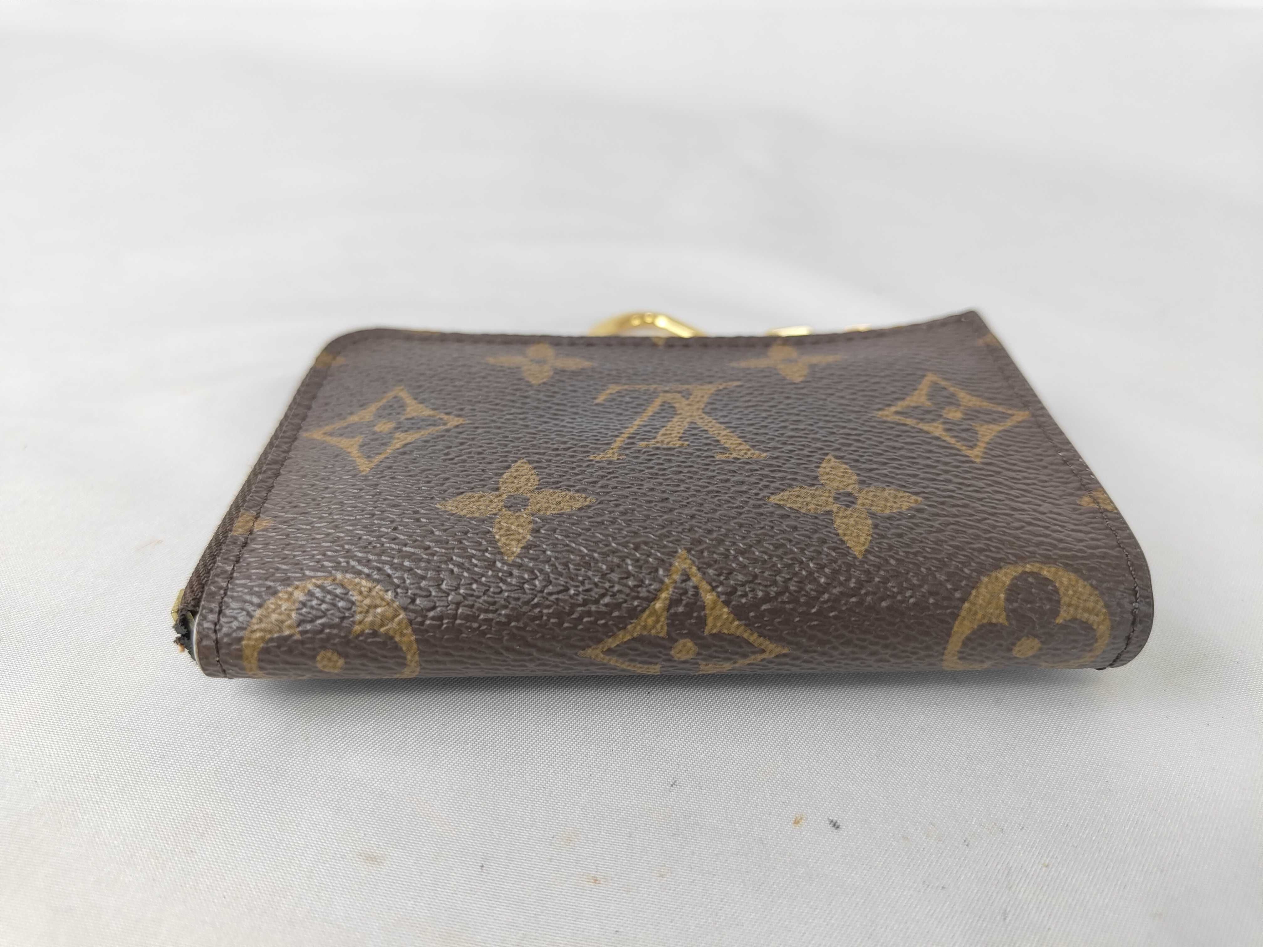 Monogram Louis Vuitton Monogram Portefeuille Noir M83612 Olympe Blue Coin Case — view 3