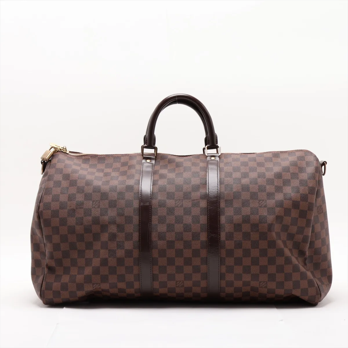 Damier Keepall Bandoulière 55 N41414 MB4089 Brown (Corners have been repaired by an aftermarket company) — view 2