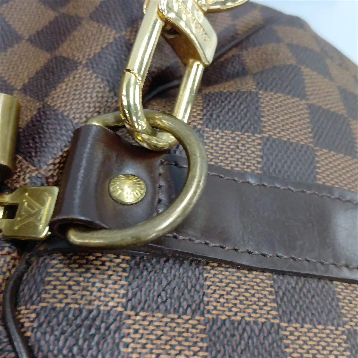 Damier Keepall Bandoulière 55 N41414 MB4089 Brown (Corners have been repaired by an aftermarket company) — view 13