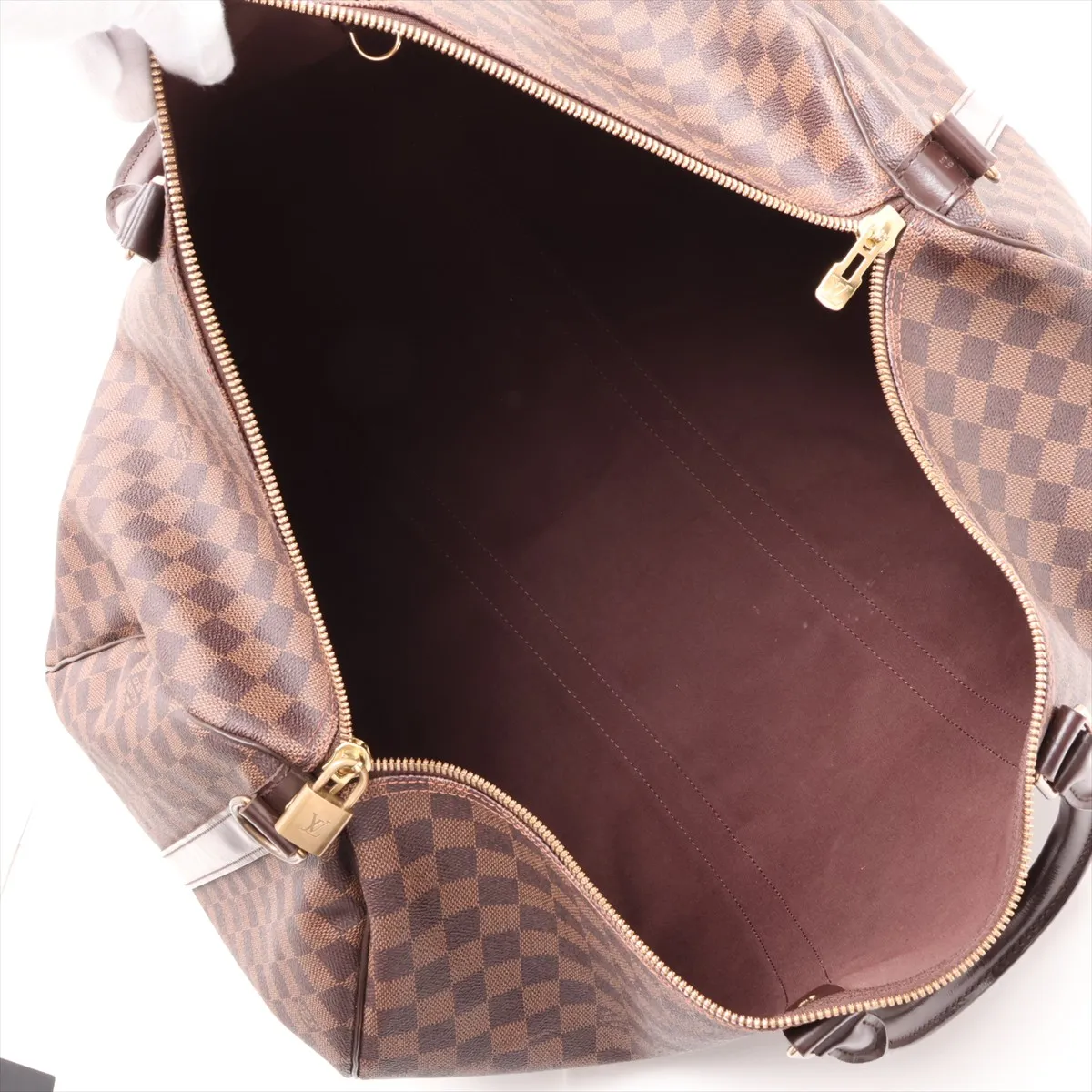 Damier Keepall Bandoulière 55 N41414 MB4089 Brown (Corners have been repaired by an aftermarket company) — view 8