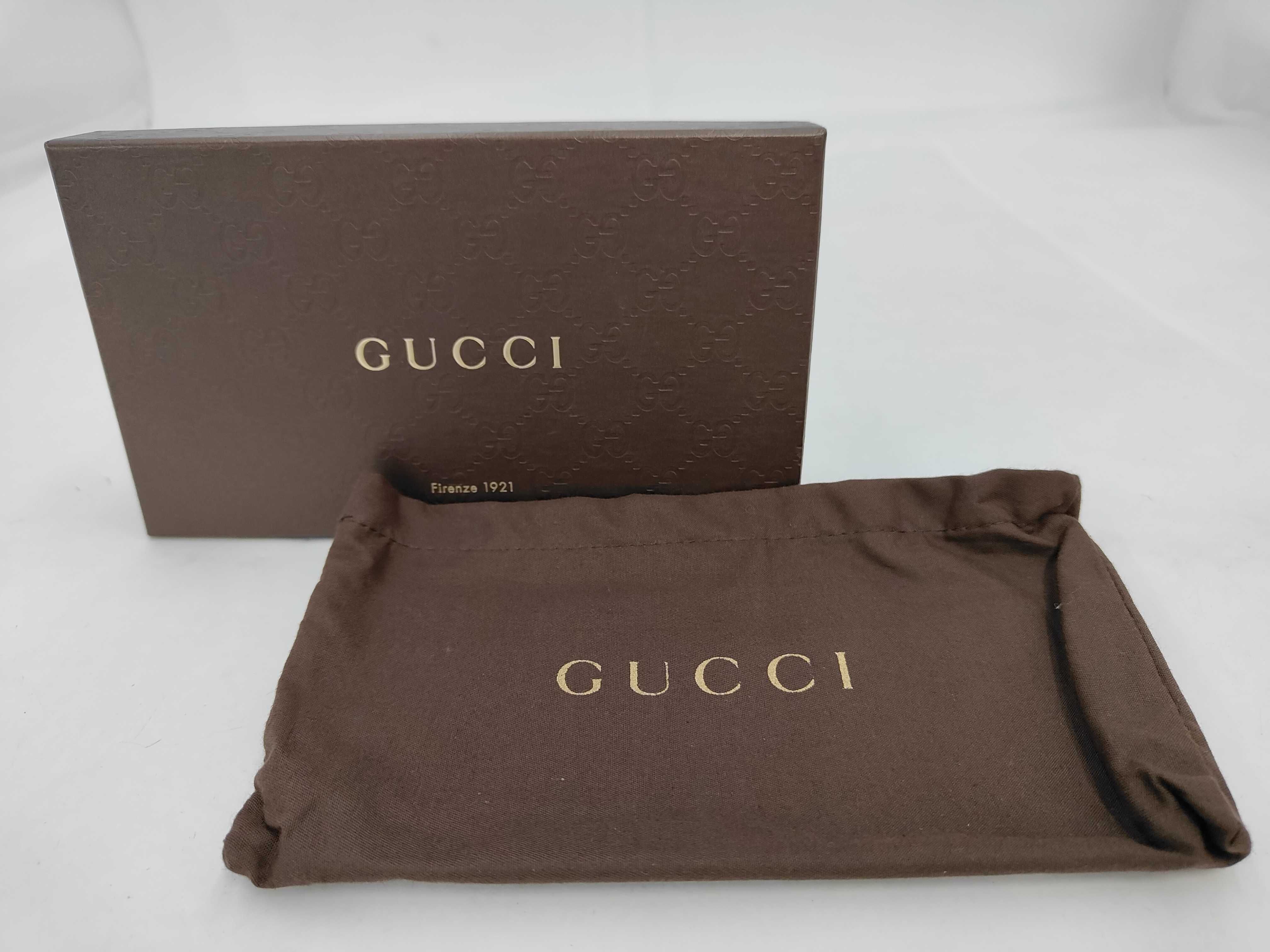 309760 Guccissima Bi-fold Long Wallet, Patent Leather, Pink, Unused — view 13