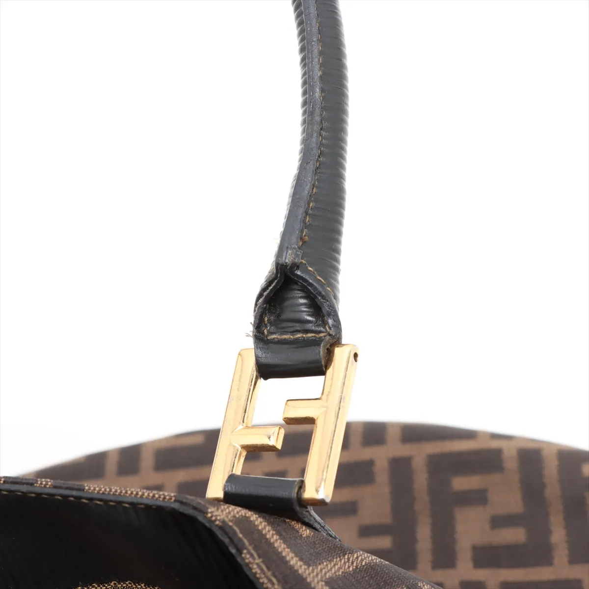 Zucca Canvas x Leather Handbag Brown — view 11