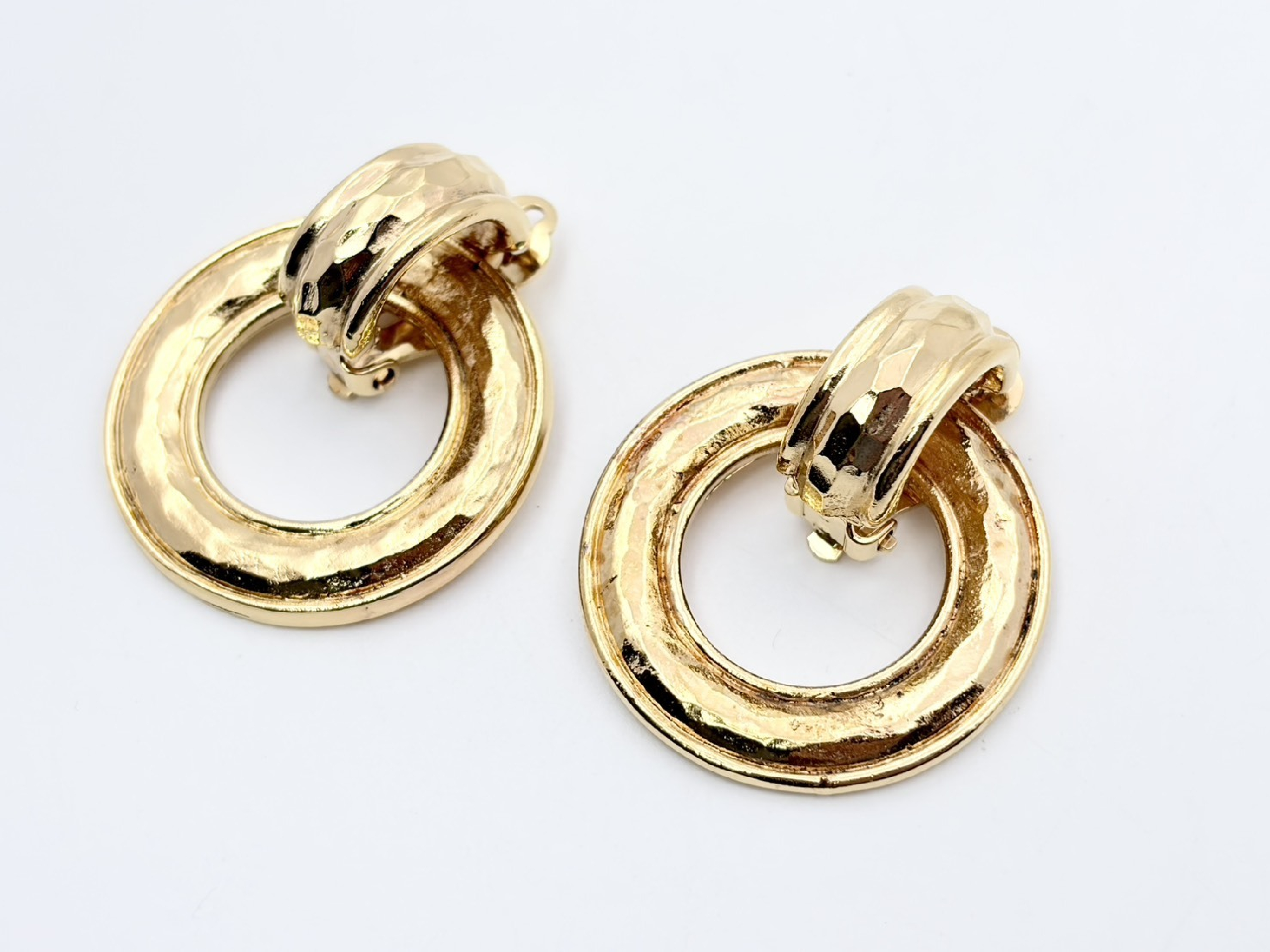 Round Circle Hoop Earrings (with comments) — view 2