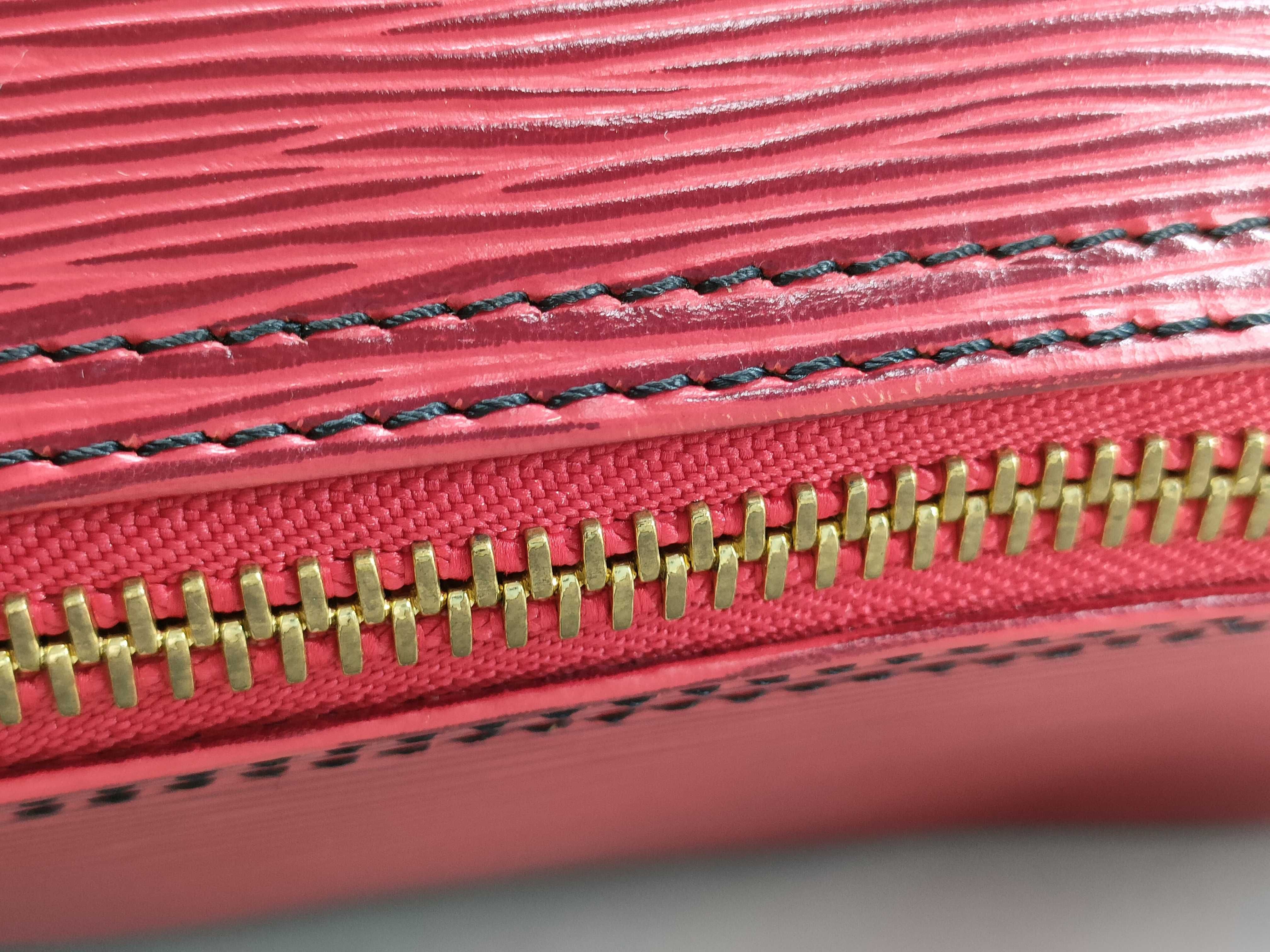 Epi Louis Vuitton Epi Keepall 45 Red M42967 Boston Bag — view 8