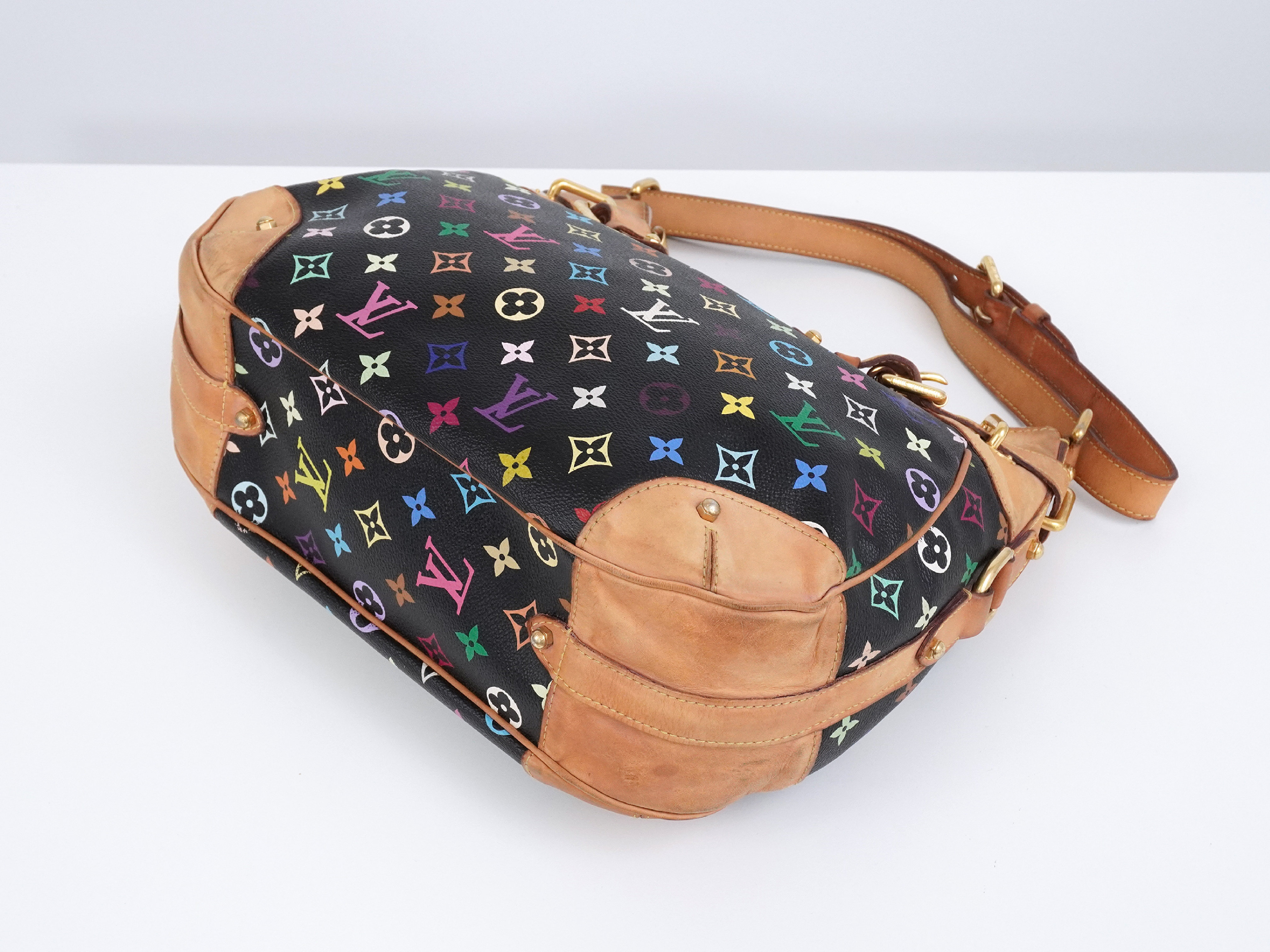 Monogram Multicolor Greta M40196 Noir Shoulder Bag — view 12
