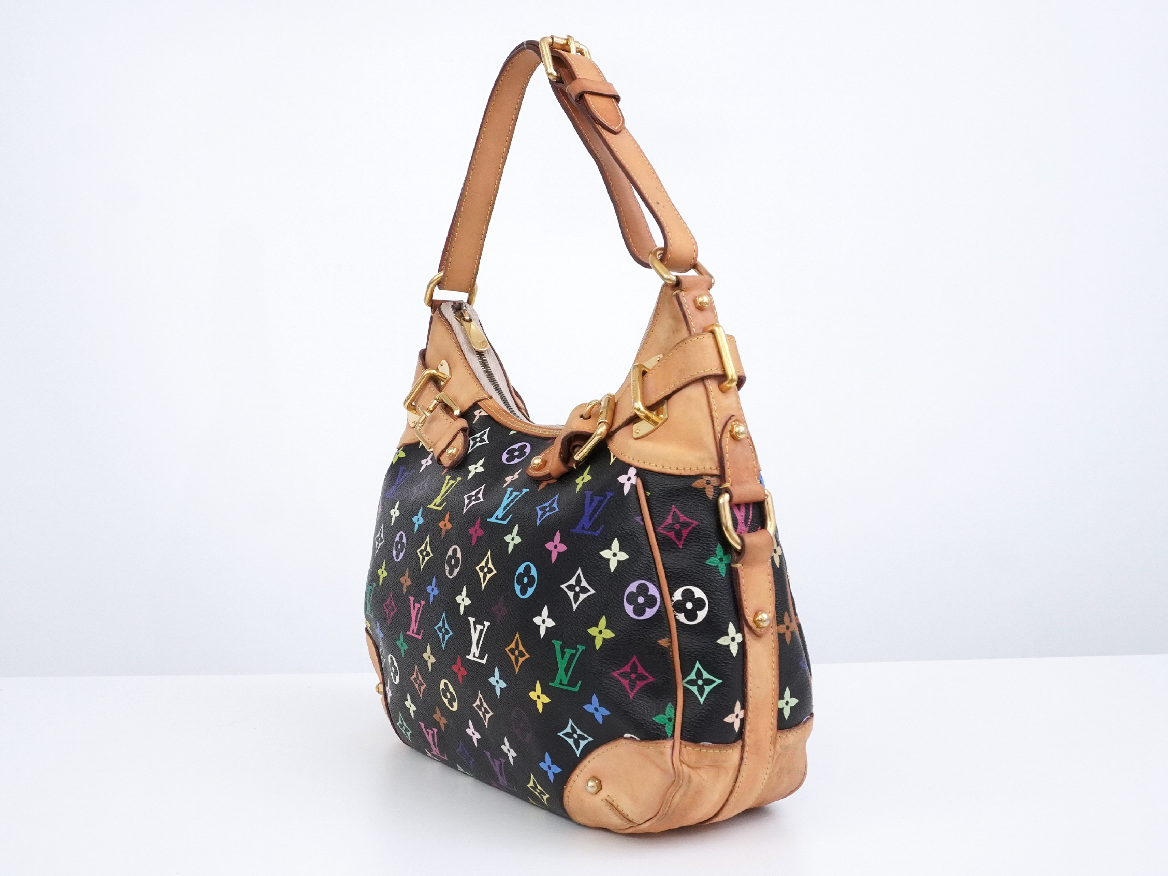 Monogram Multicolor Greta M40196 Noir Shoulder Bag — view 7