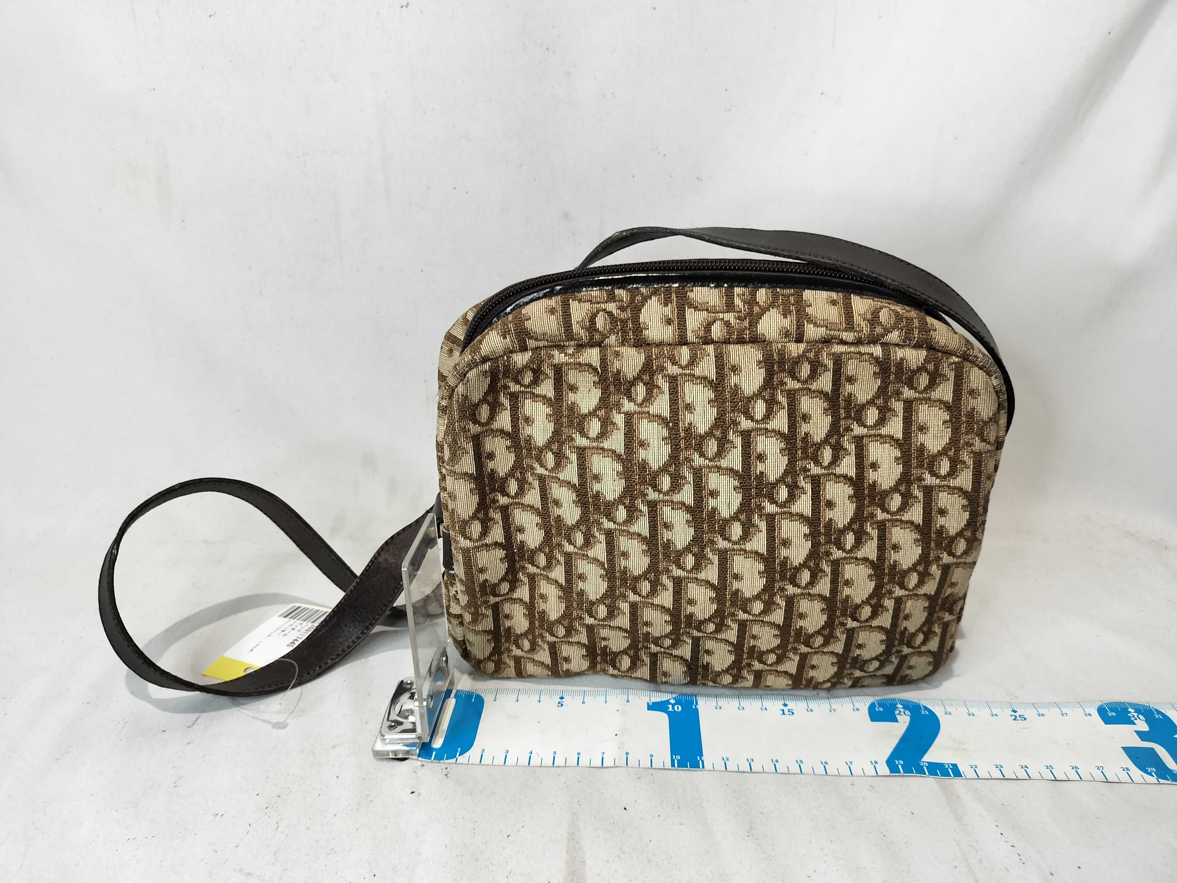 Trotter Canvas x Leather Shoulder Bag — view 3