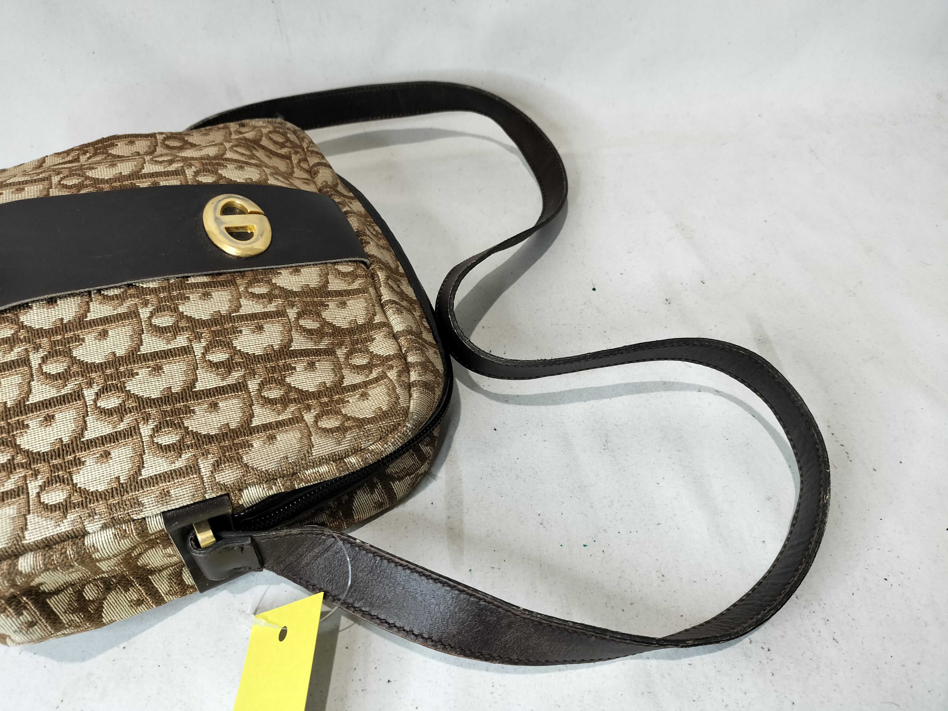 Trotter Canvas x Leather Shoulder Bag — view 4