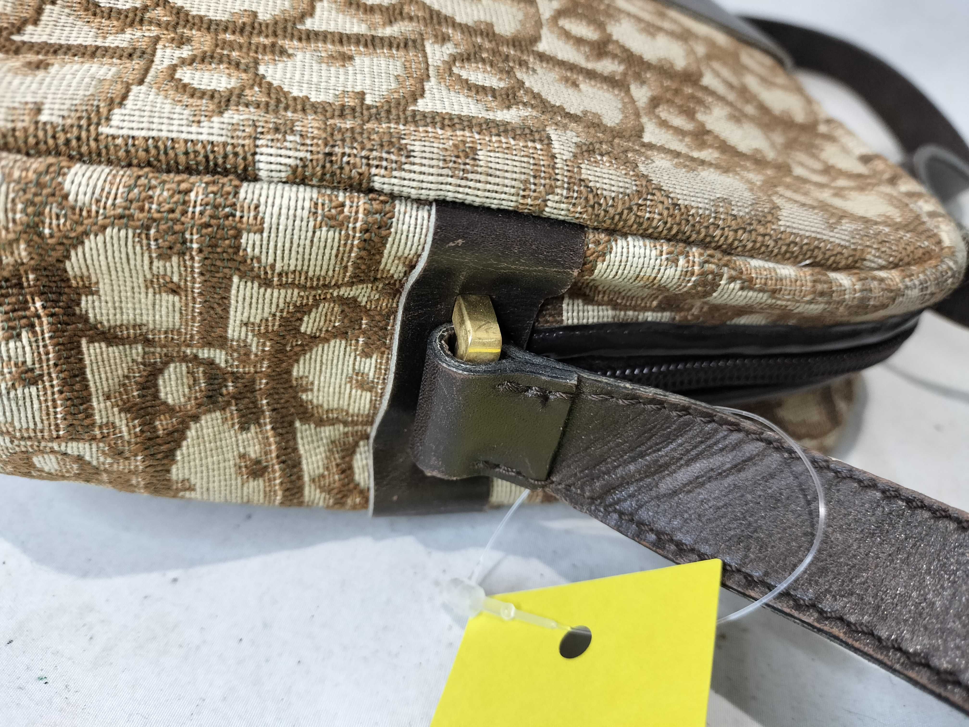 Trotter Canvas x Leather Shoulder Bag — view 6