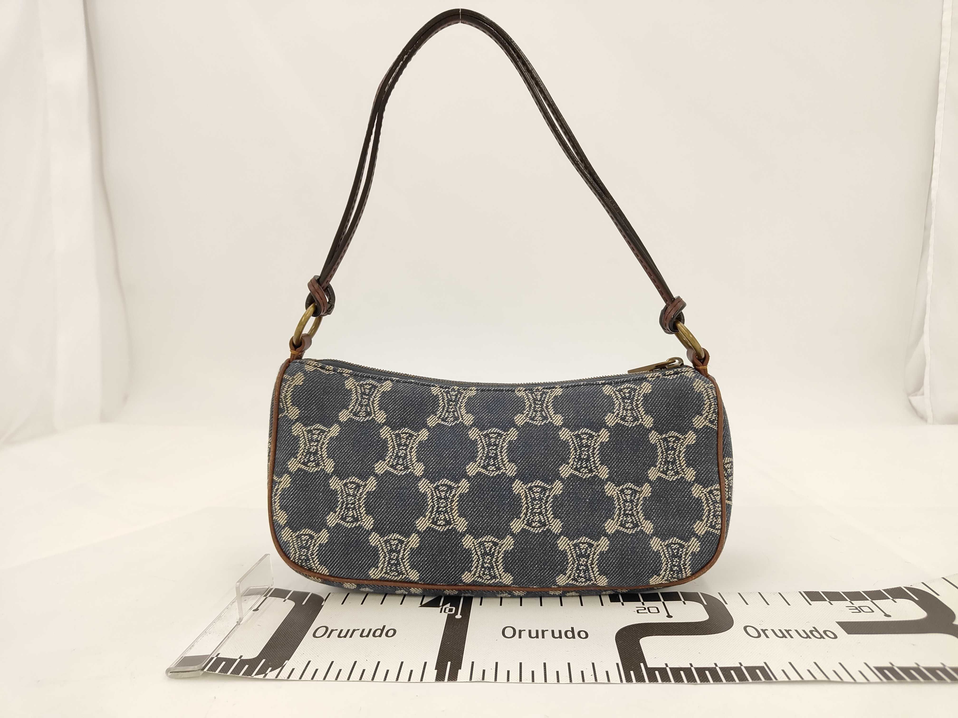 Triomphe Denim Pochette Pouch — view 2
