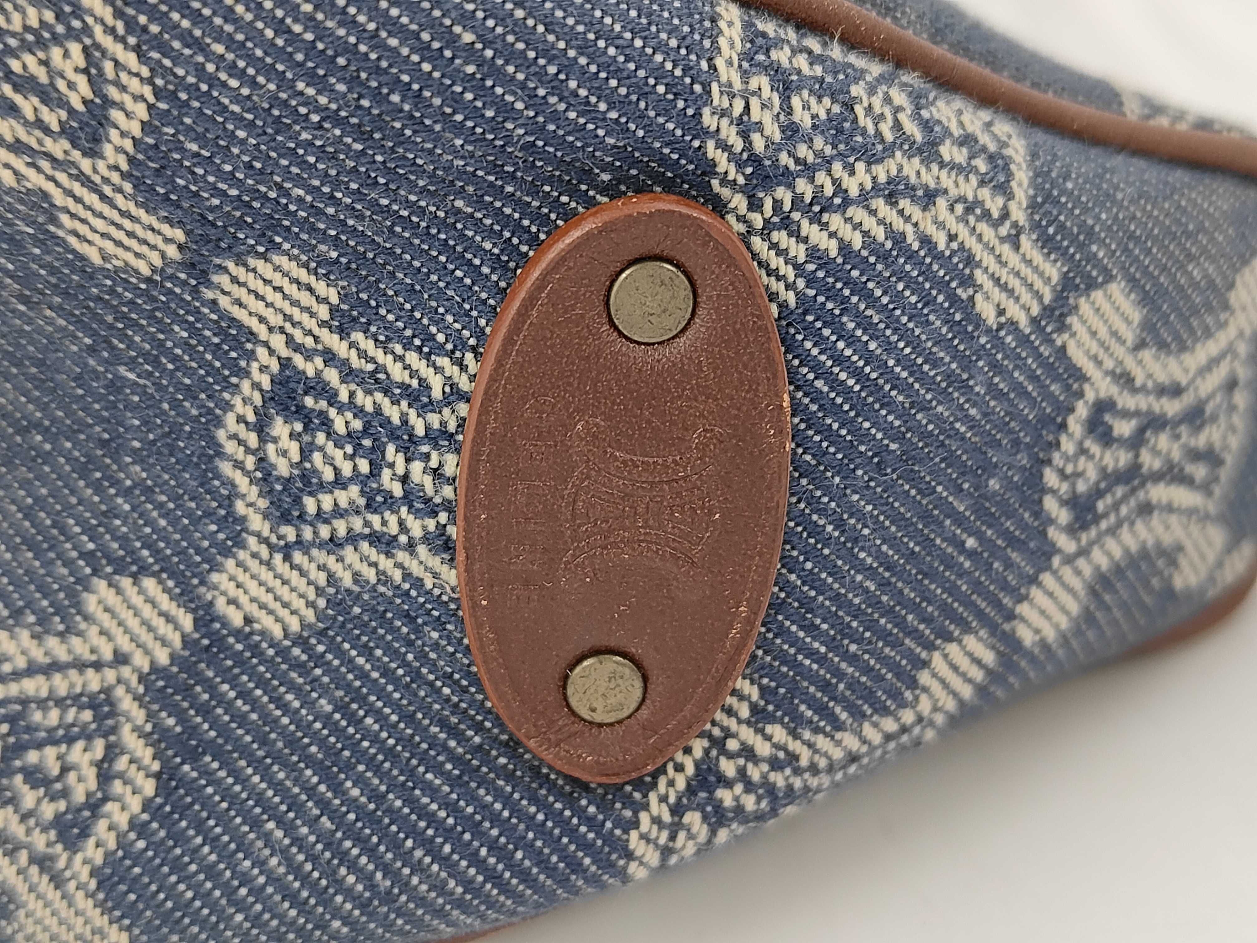 Triomphe Denim Pochette Pouch — view 11