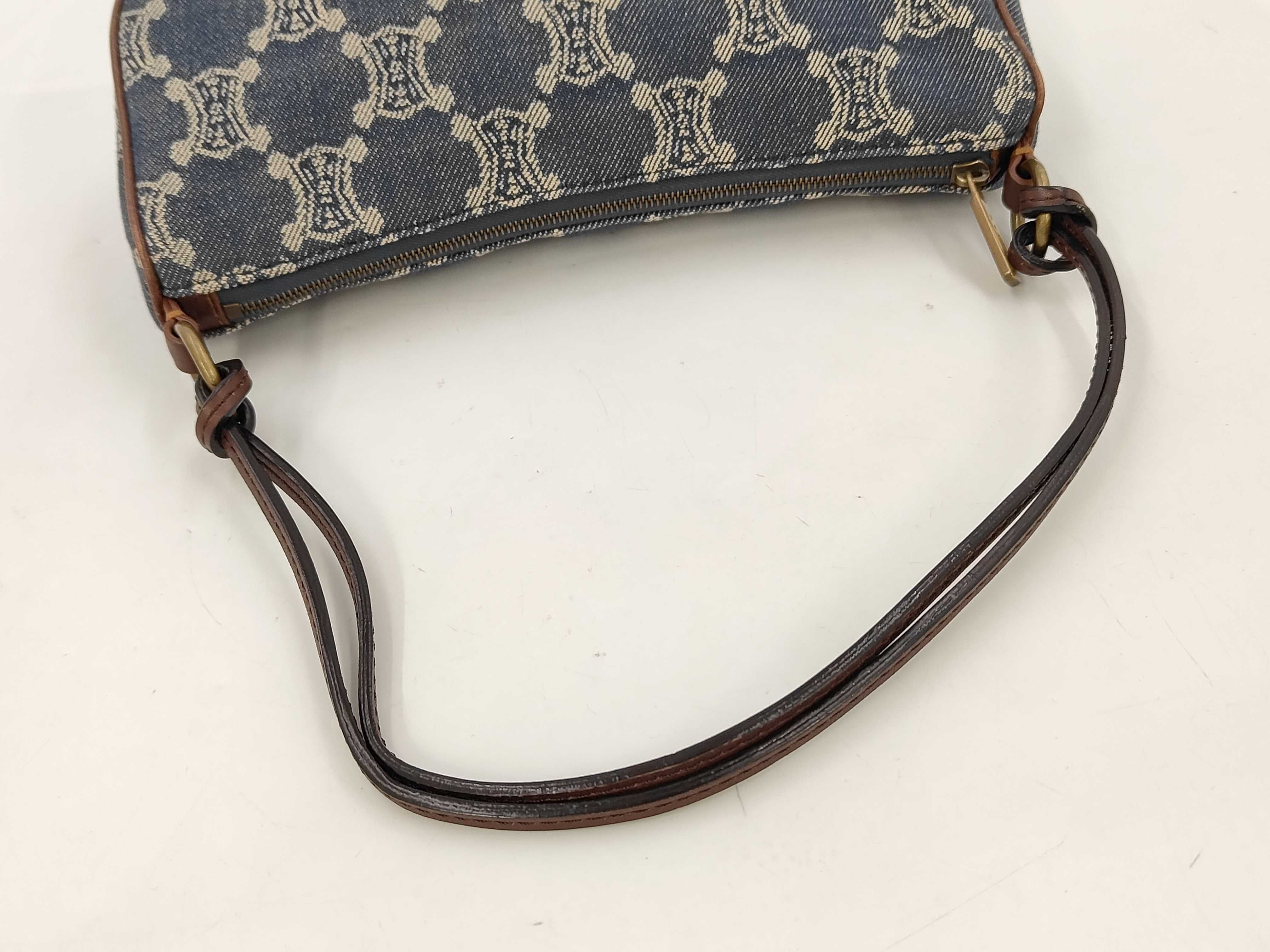 Triomphe Denim Pochette Pouch — view 3