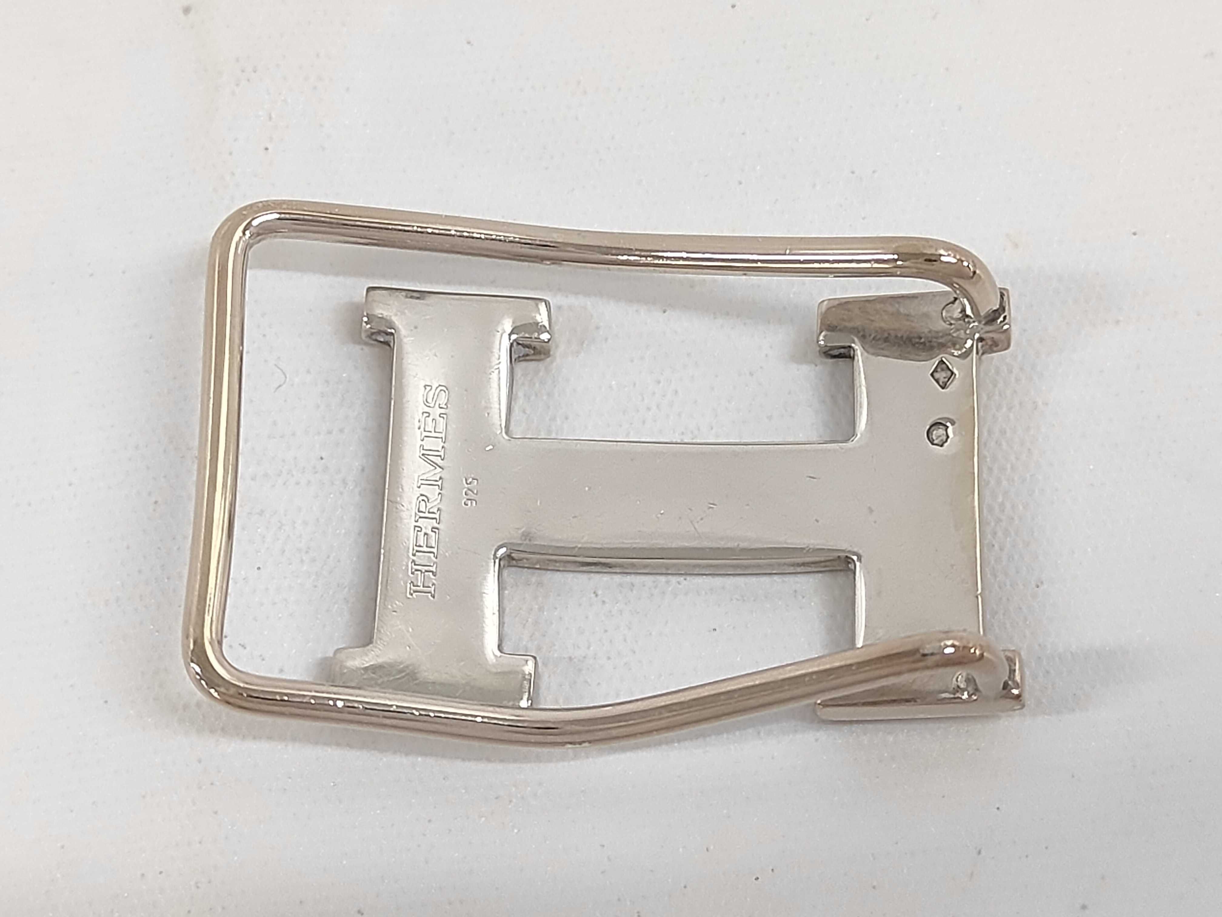 H type money clip SILVER925 belt — view 2