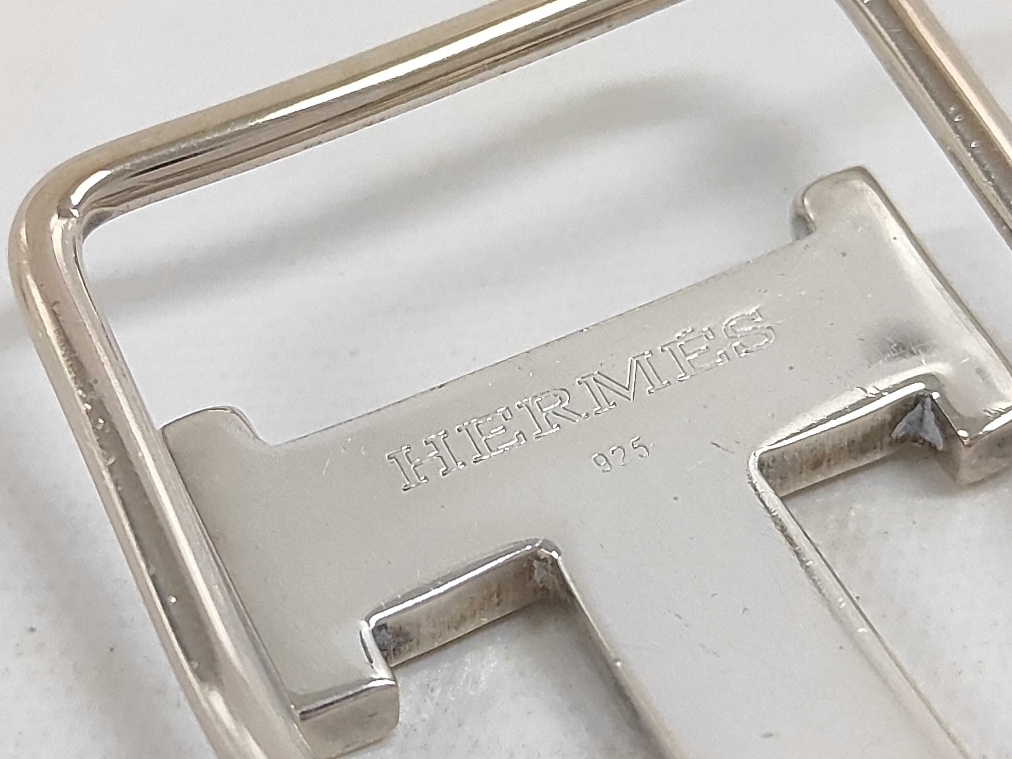 H type money clip SILVER925 belt — view 3