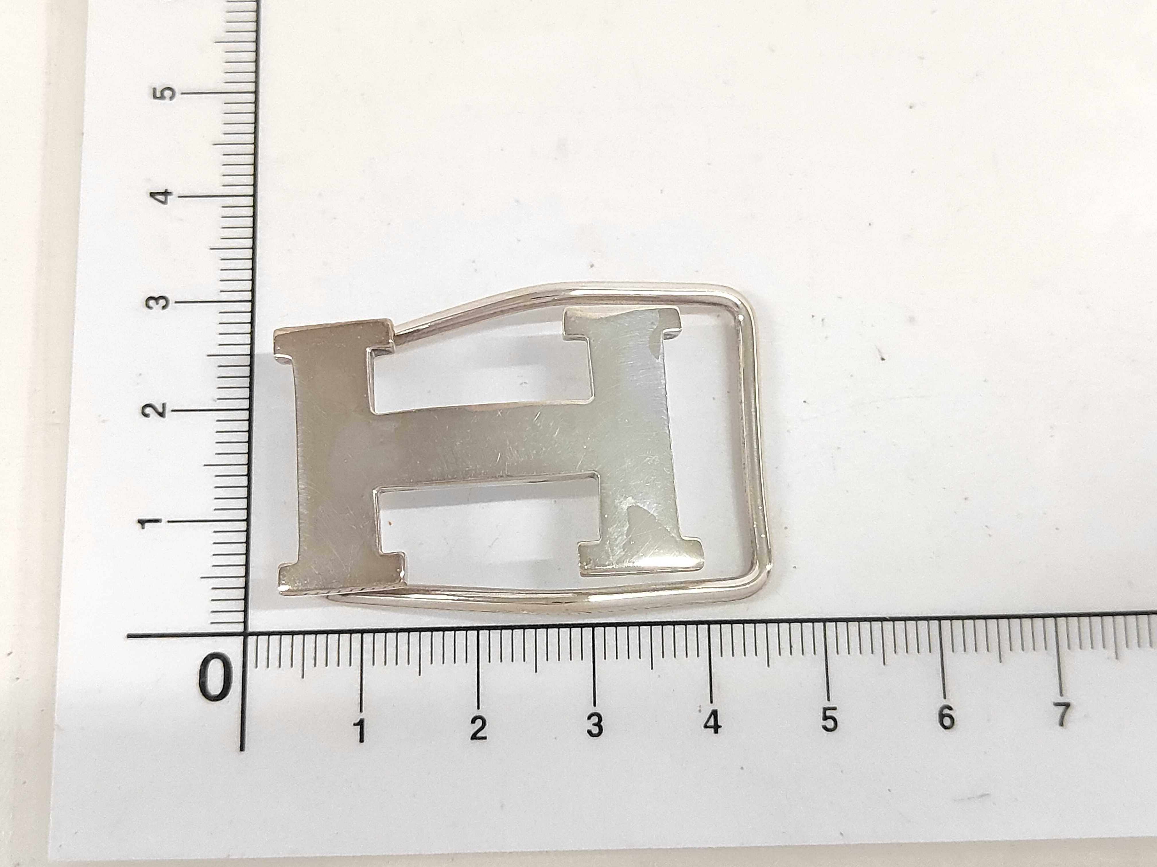 H type money clip SILVER925 belt — view 5