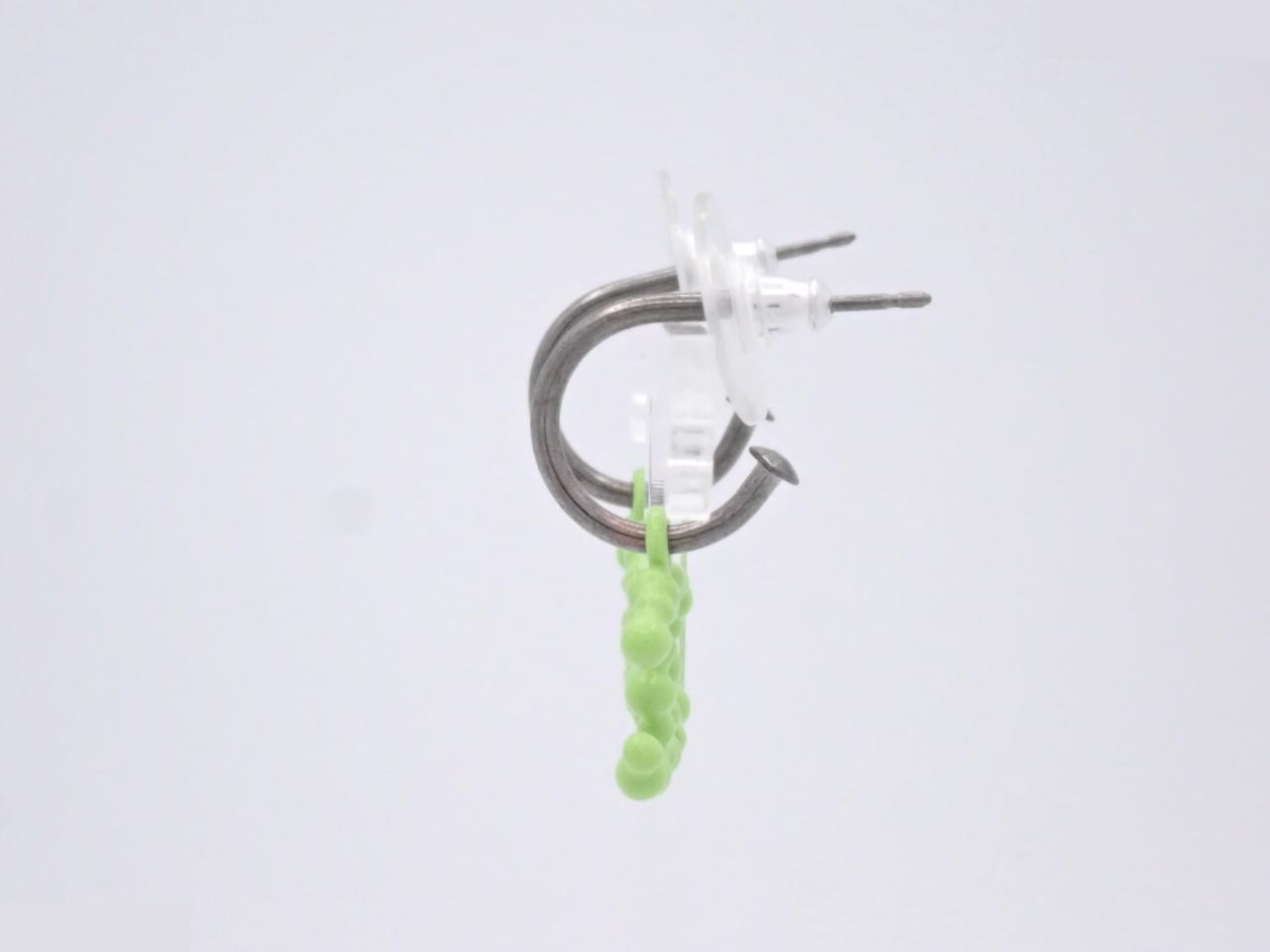 Earrings, Coco Mark, Green — view 3