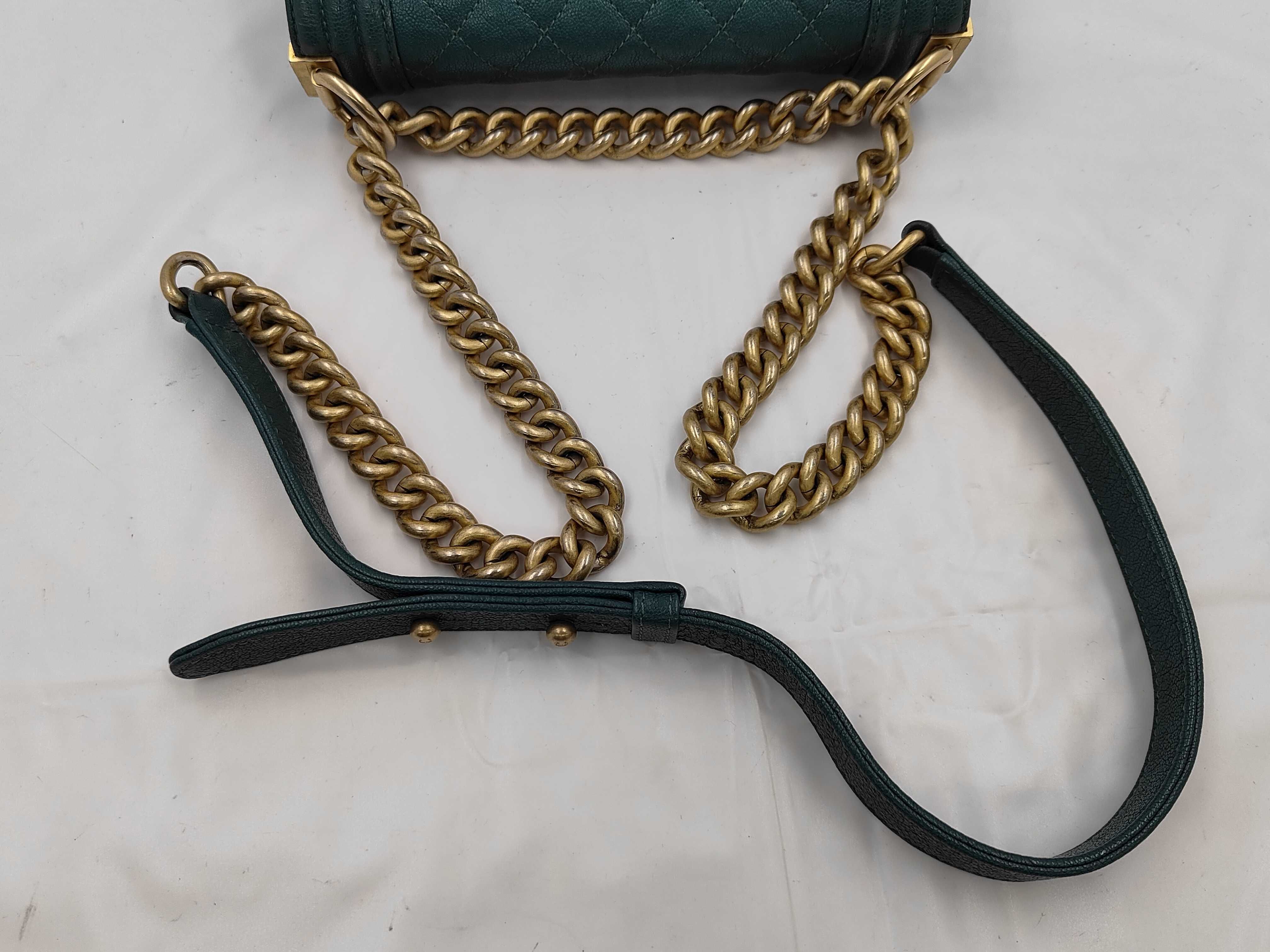 Caviar Boy Chanel Chain Shoulder Bag — view 3