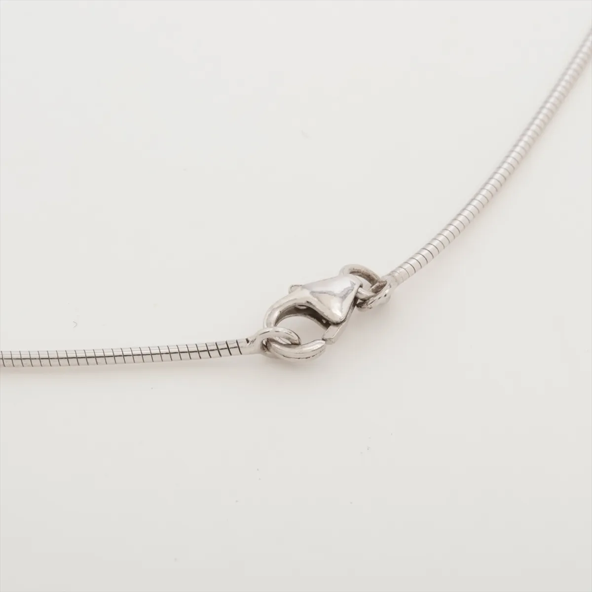 Cage de Ash H Cube Necklace GP x 925 Red x Silver — view 3