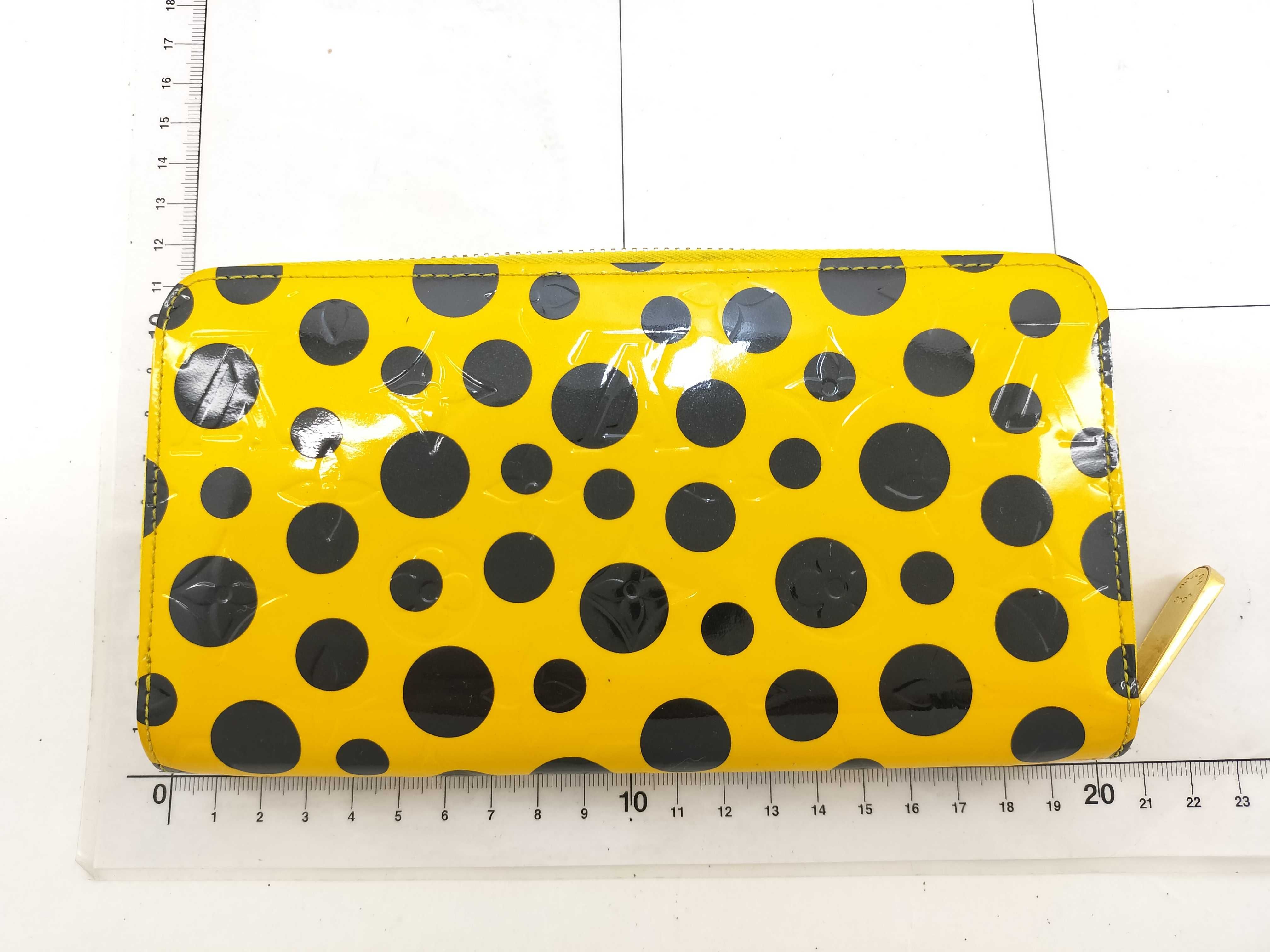 M91571 Zippy Wallet Dot Infinity Yayoi Kusama Long Wallet Yellow — view 2