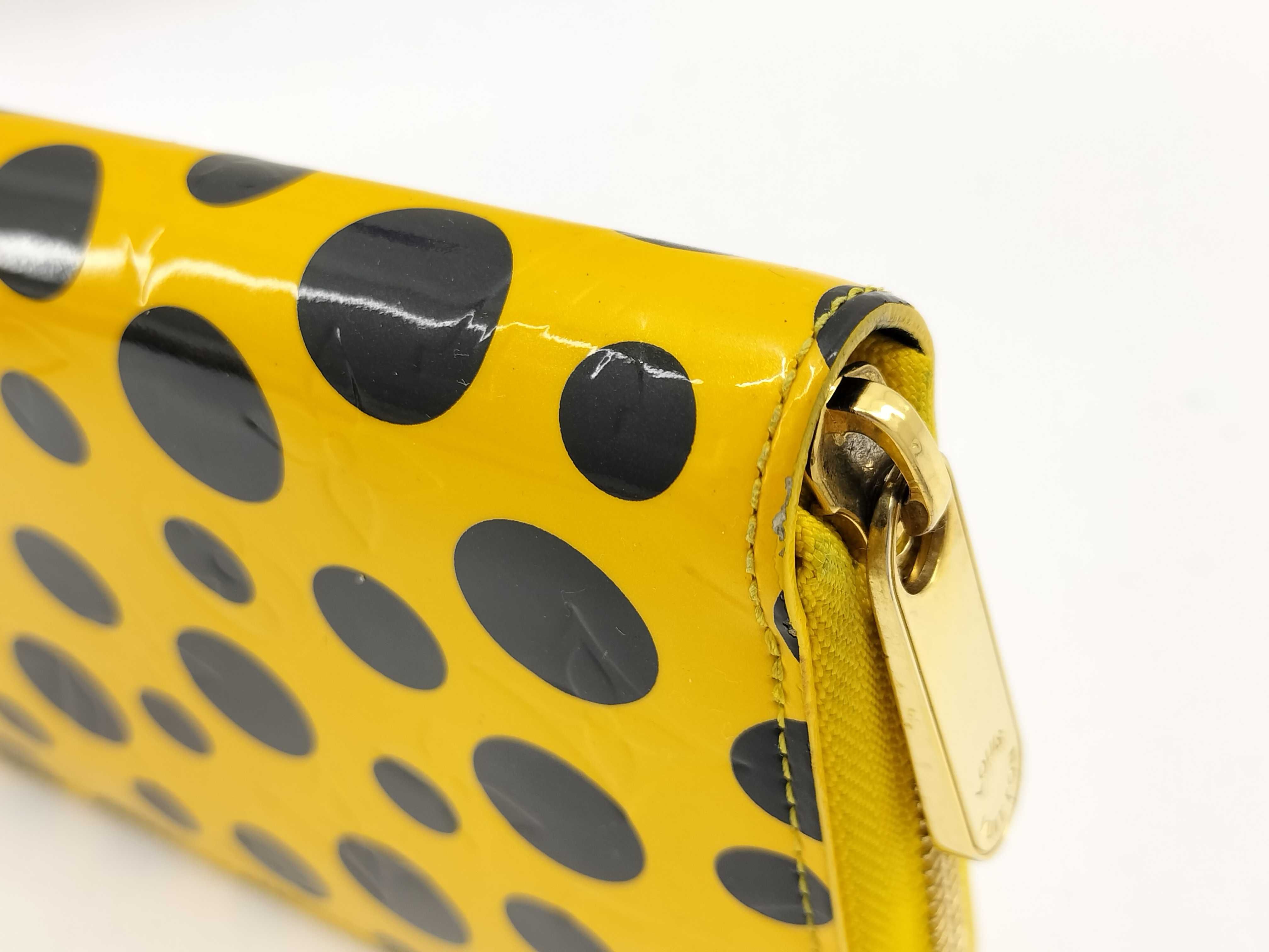 M91571 Zippy Wallet Dot Infinity Yayoi Kusama Long Wallet Yellow — view 15