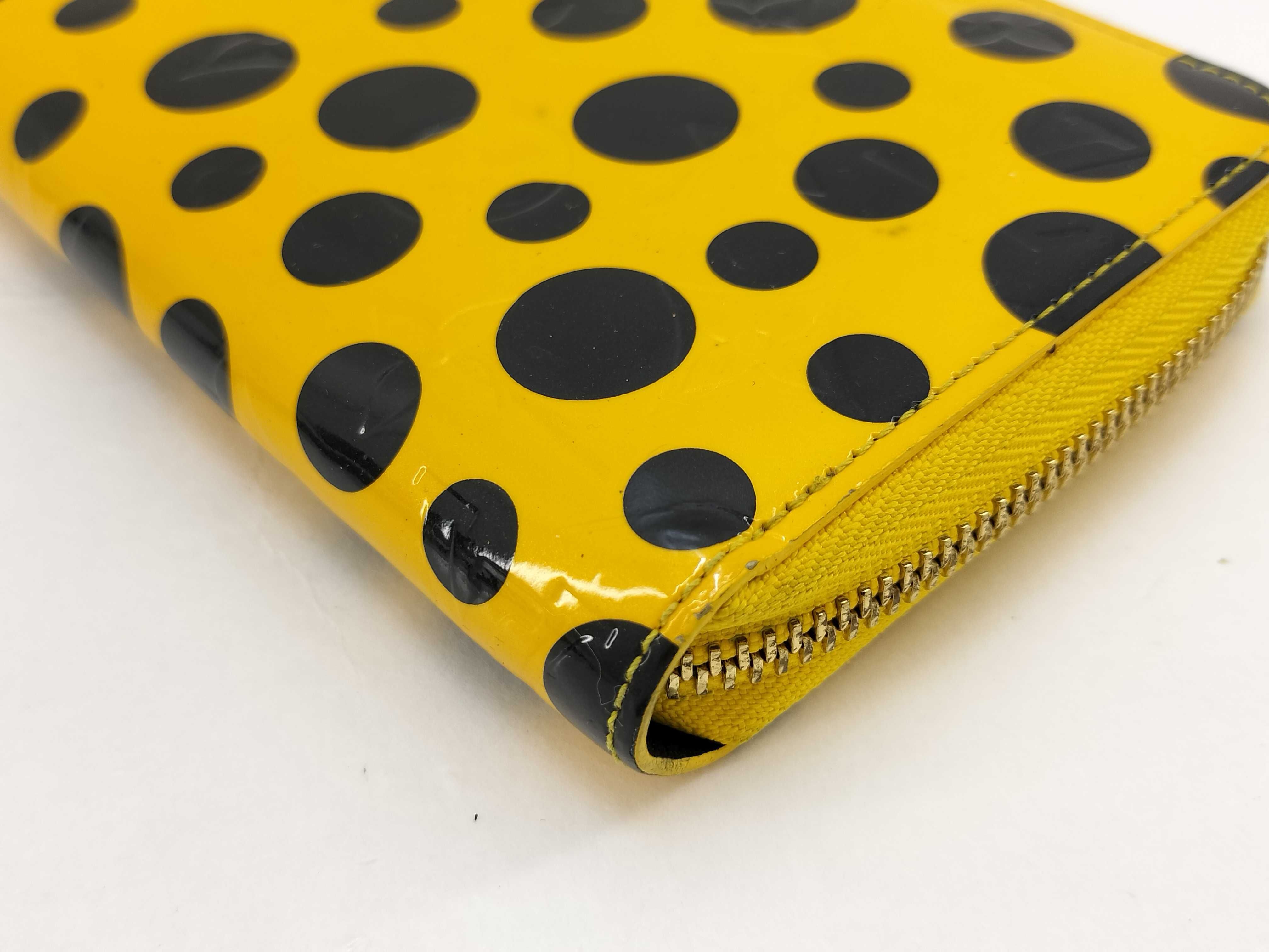 M91571 Zippy Wallet Dot Infinity Yayoi Kusama Long Wallet Yellow — view 4