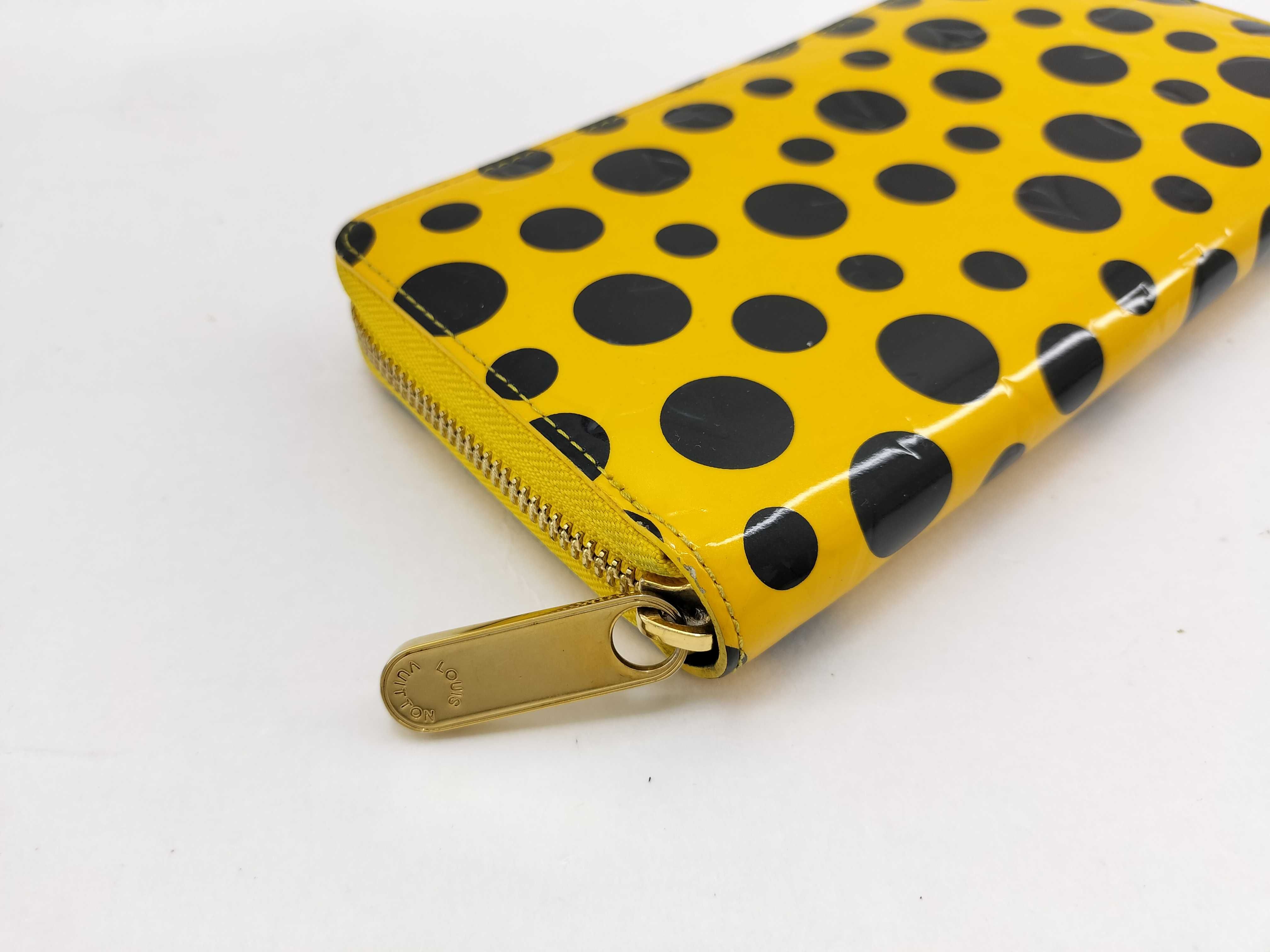 M91571 Zippy Wallet Dot Infinity Yayoi Kusama Long Wallet Yellow — view 6