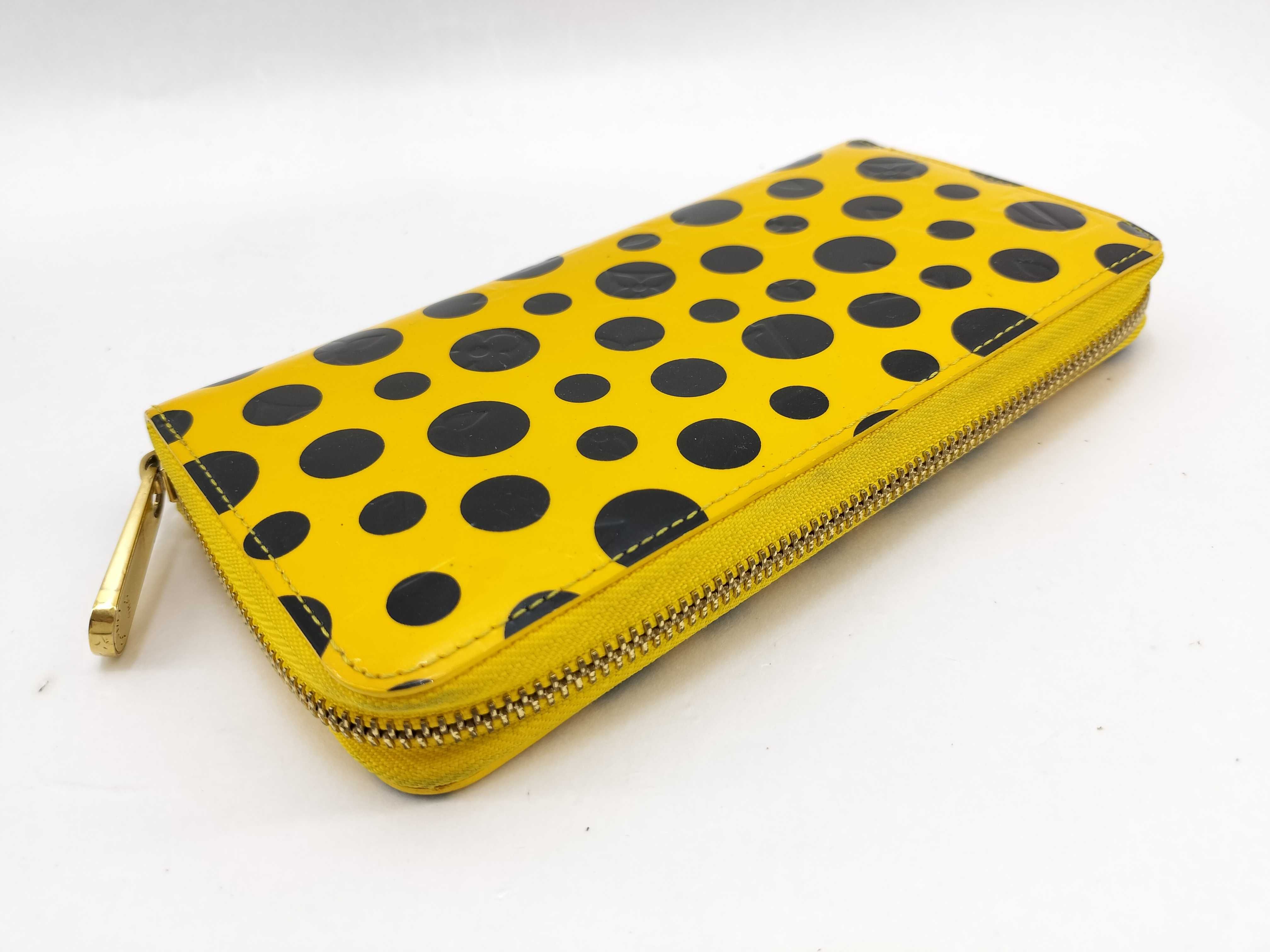 M91571 Zippy Wallet Dot Infinity Yayoi Kusama Long Wallet Yellow — view 7
